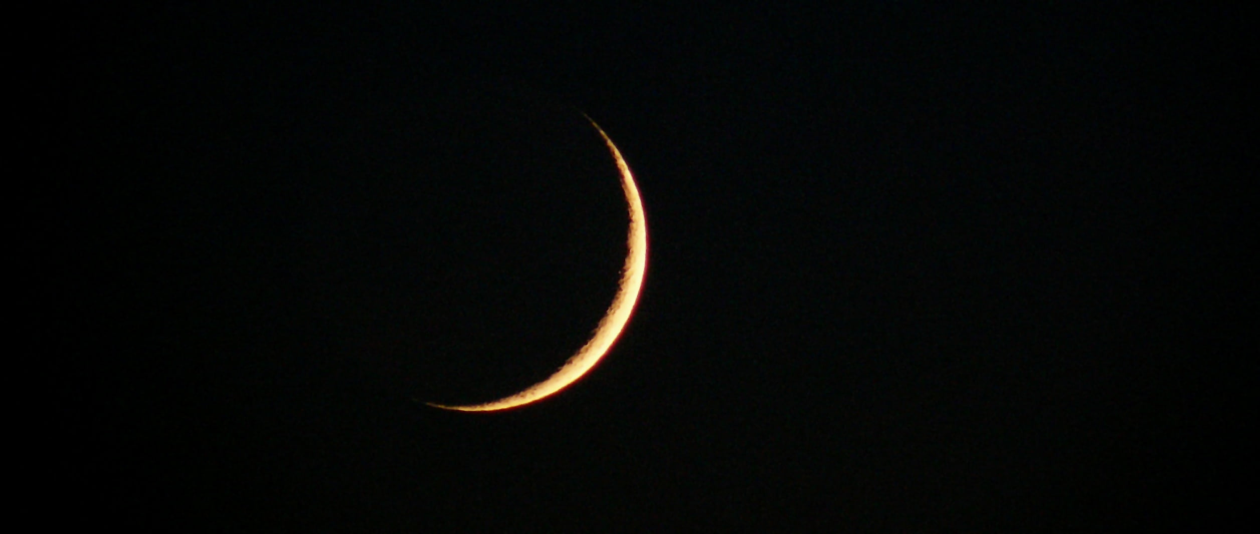low angle view, space, night sky, eclipse, light, scenics - nature, day, close-up, crescent, atmosphere, majestic, science, romantic, night, crescent moon, HD Wallpaper