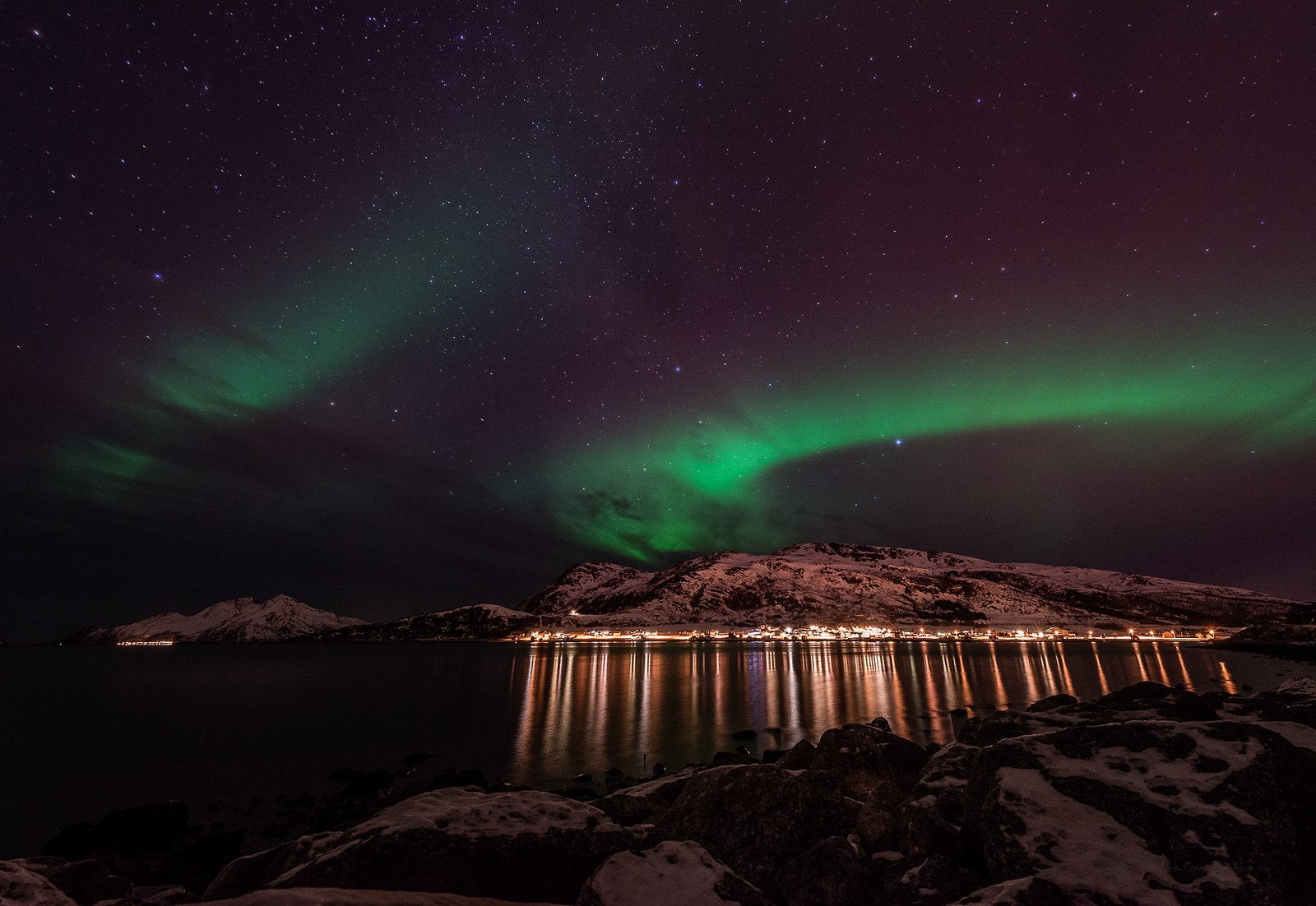 landscape, borealis, artic, 720P, alaska, lights, nature, aurora, northern, sky, outdoors, boreale, HD Wallpaper