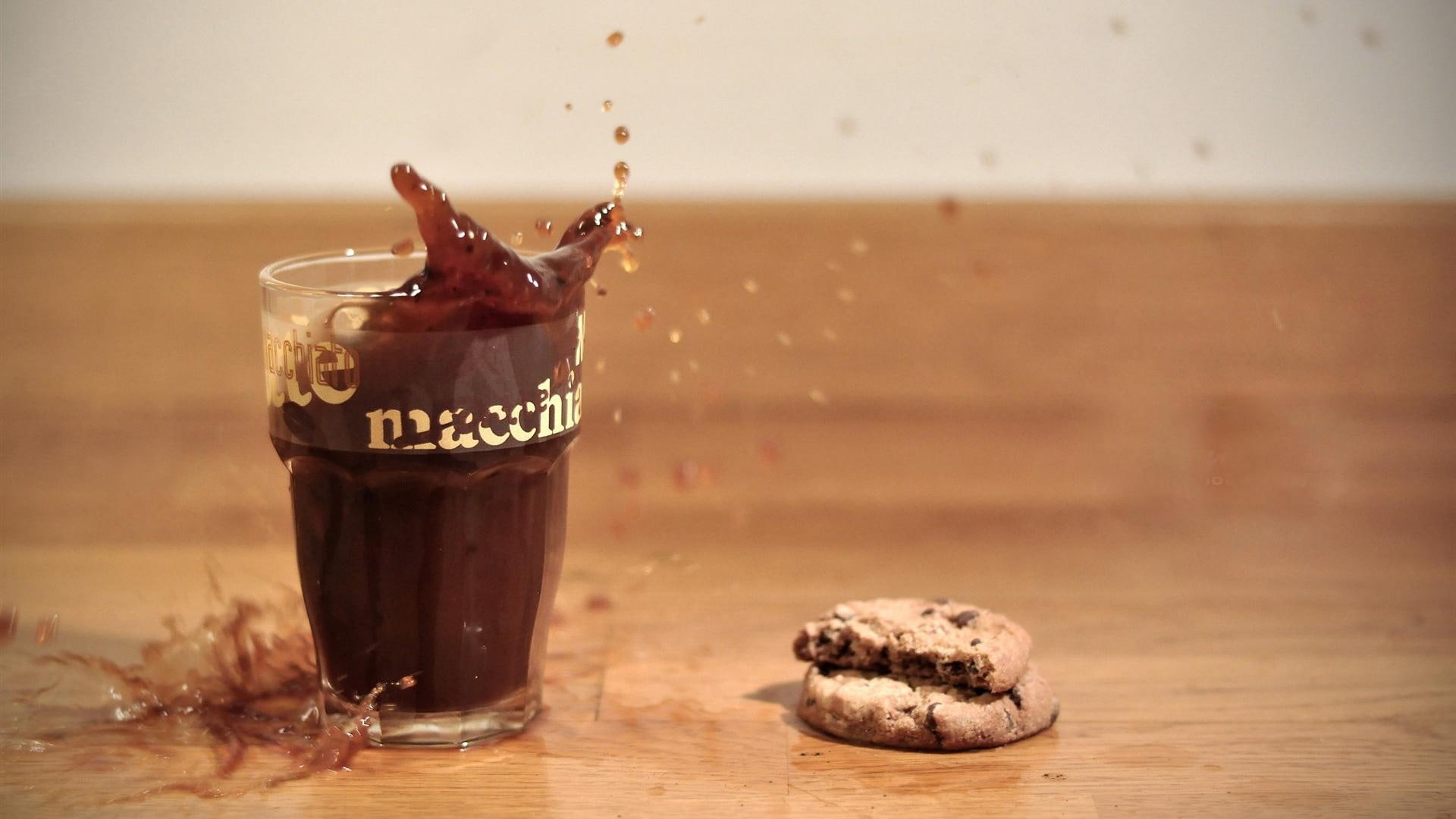 1080P, drinks, cookie, food, gallery, image, HD Wallpaper