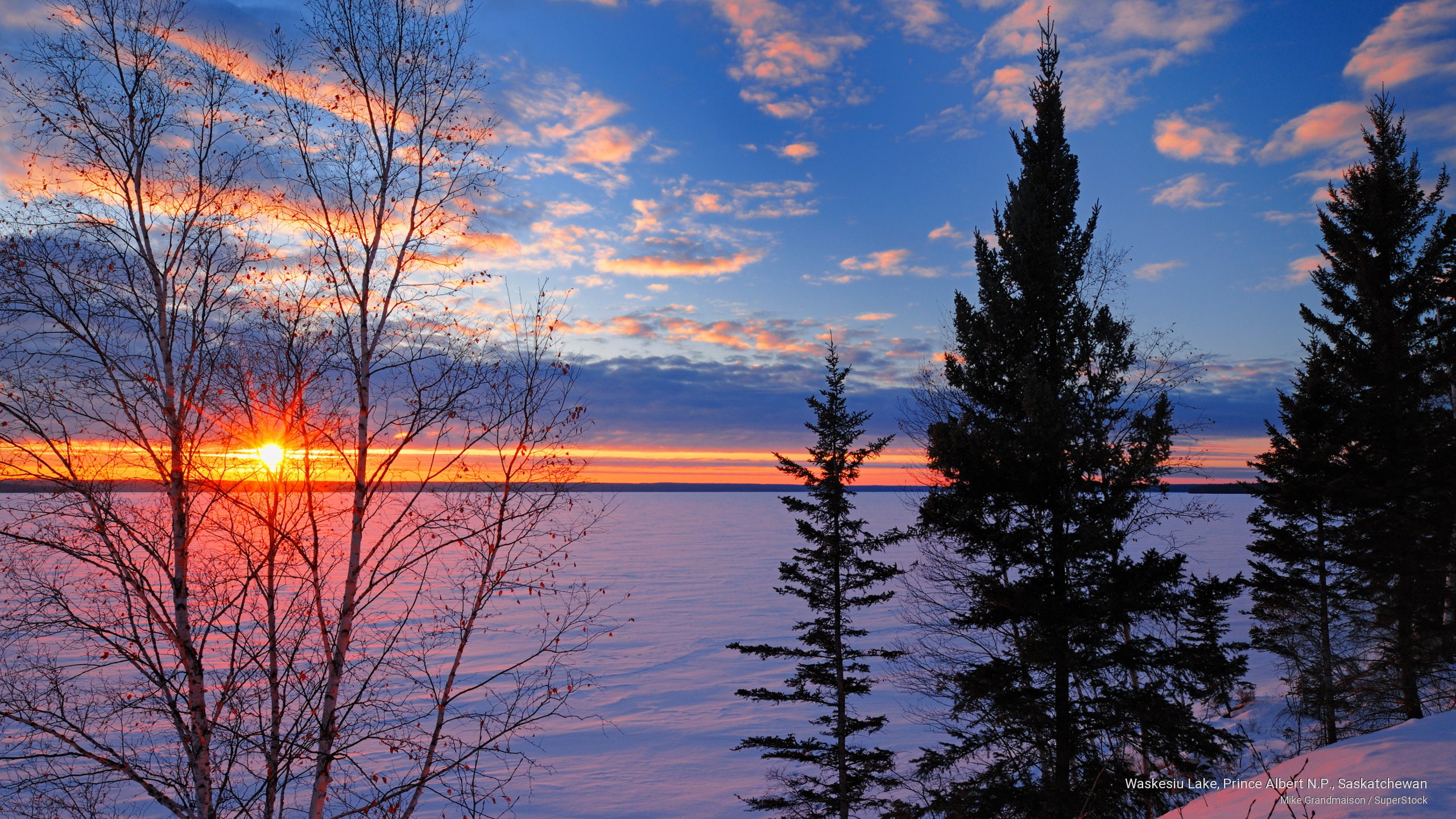 albert, lake, National Parks, n, waskesiu, 2K, p, prince, saskatchewan, HD Wallpaper