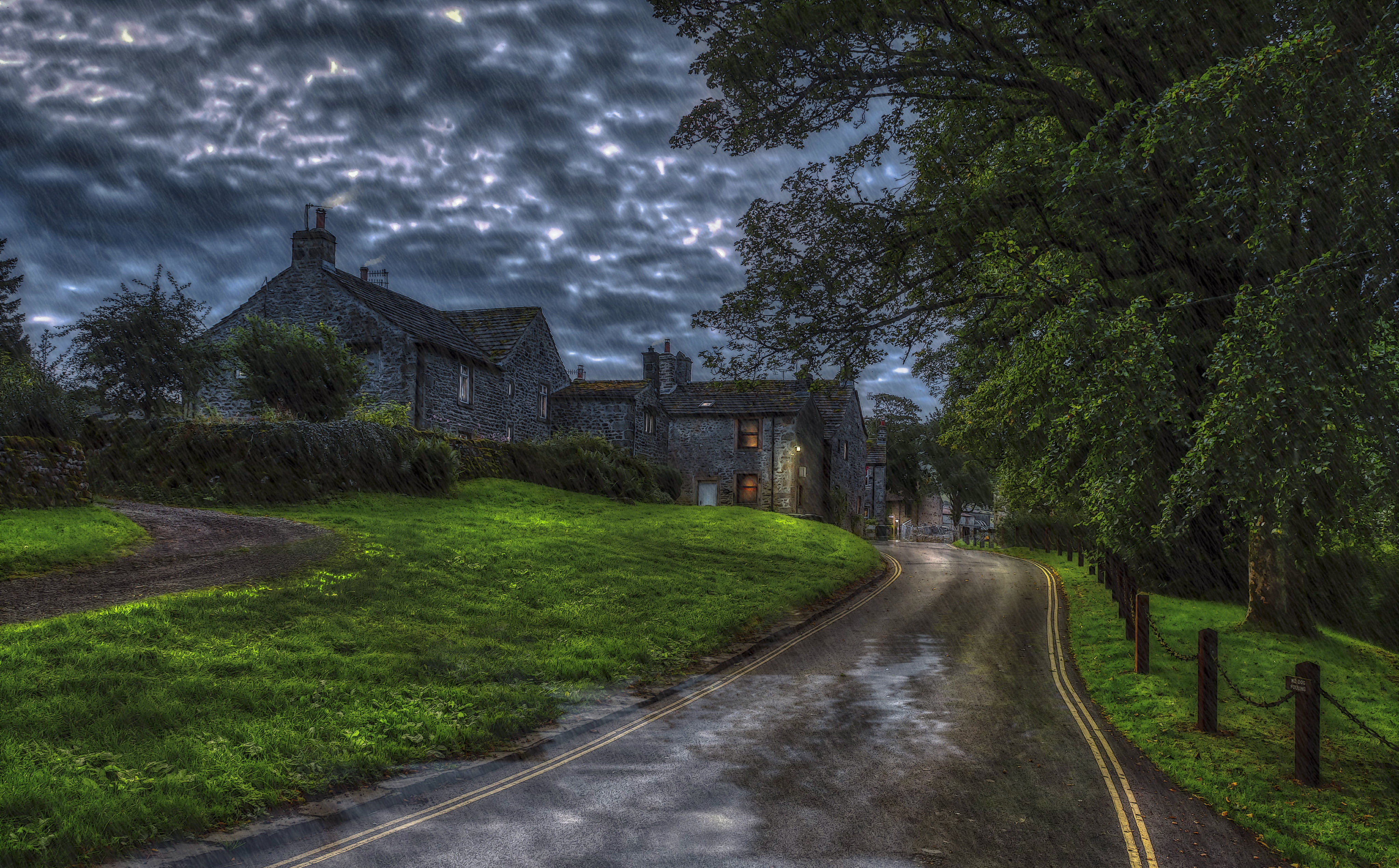 Hetton, 4K, Craven District, England, HD Wallpaper