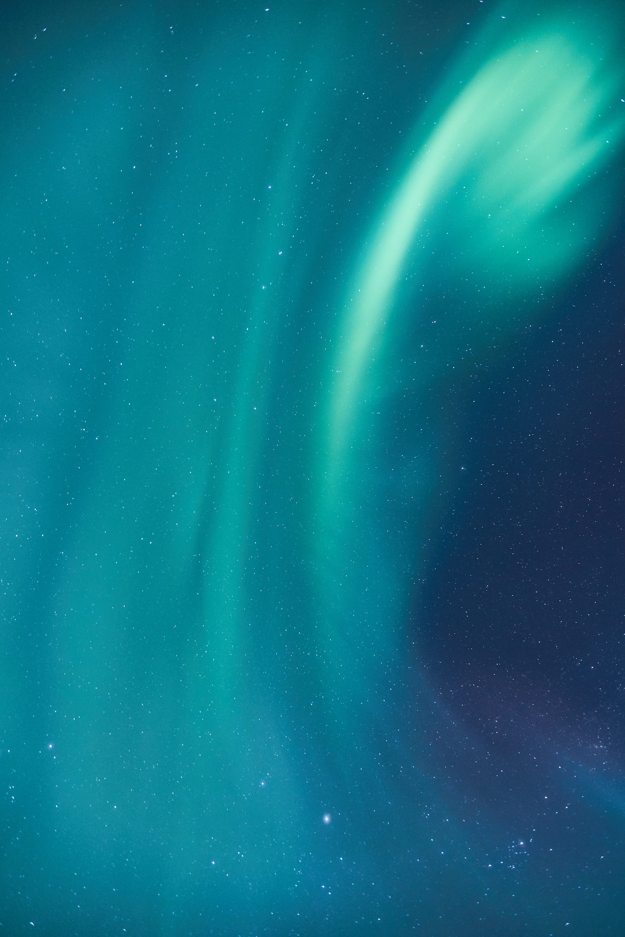 night, abstract, star - space, 2K, space, idyllic, nature, no people, stars, northern light, norway, star field, tranquil scene, star, lofoten, Phone HD Wallpaper