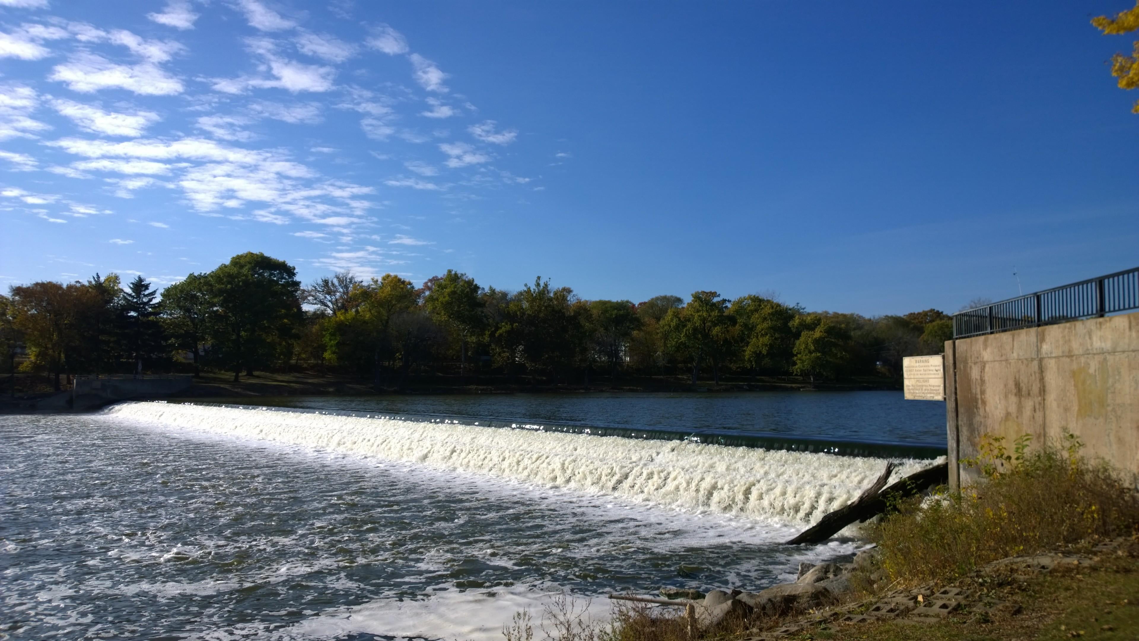 4K, beauty in nature, nature, river, environmental conservation, outdoors, flowing, day, dam, north aurora dam, architecture, no people, scenics - nature, HD Wallpaper