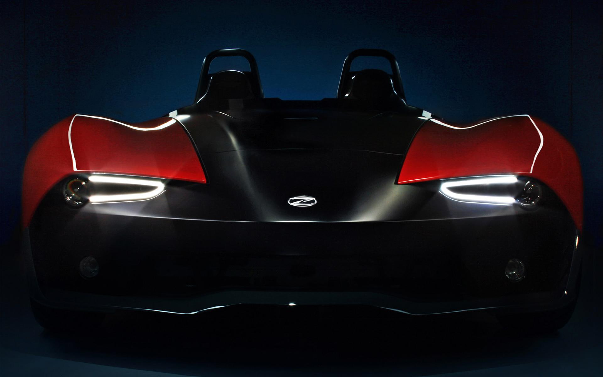 black, 1080P, other cars, zenos, red, car, cars, e, HD Wallpaper