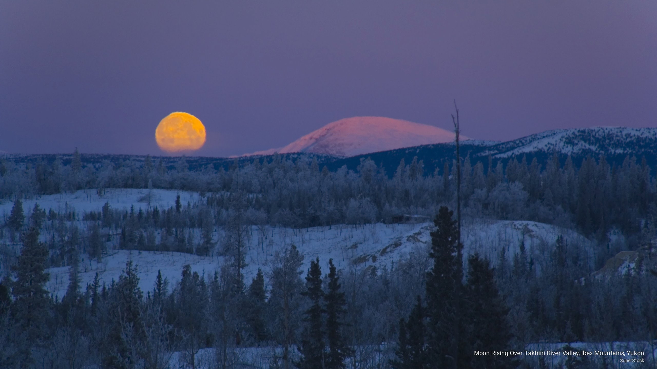 river, ibex, valley, yukon, moon, takhini, 2K, North America, rising, mountains, HD Wallpaper