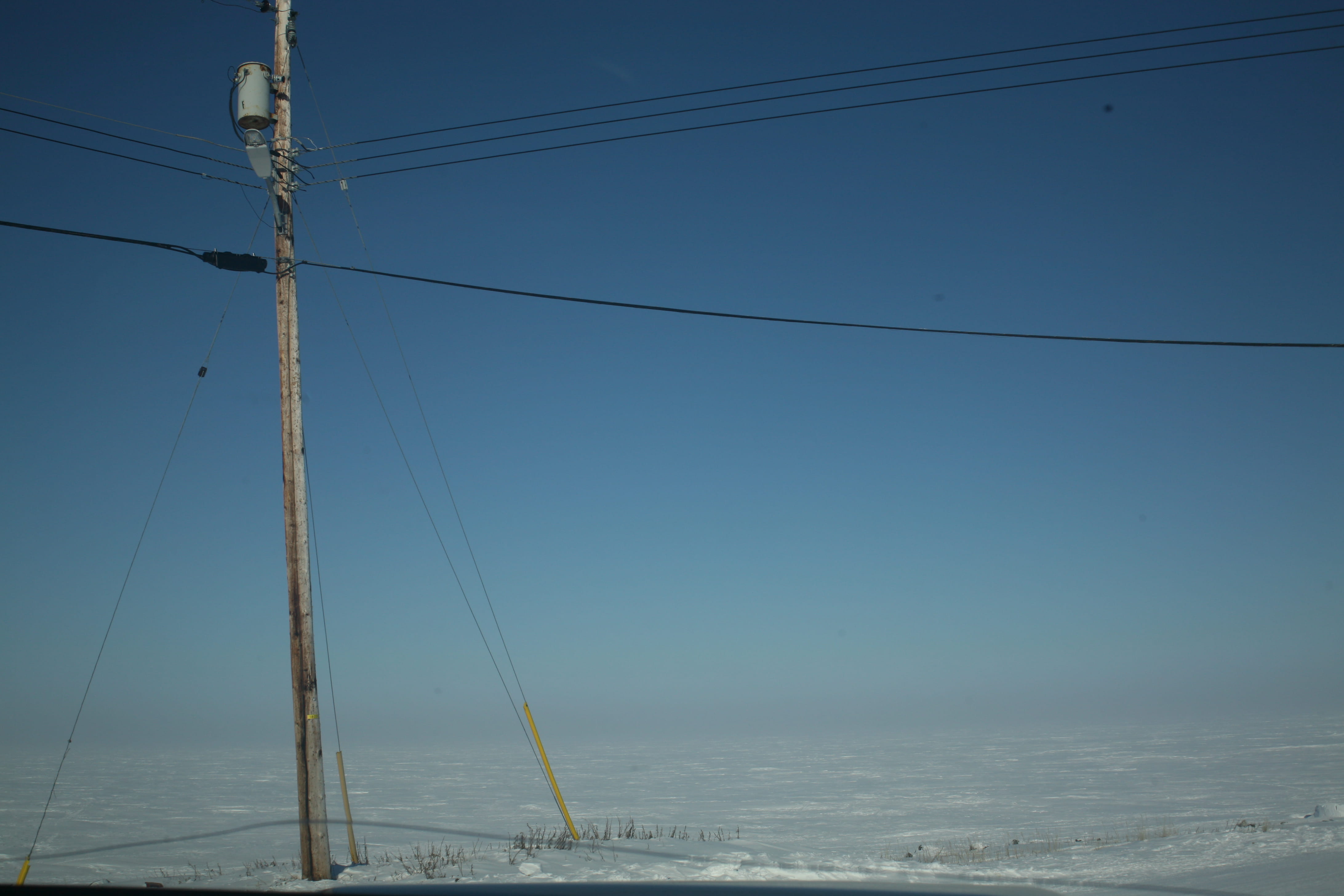 nature, electricity pylon, no people, sky, snow, northern town, sea, arctic, outdoors, ice, low angle view, technology, telephone line, cable, arctic ocean, HD Wallpaper