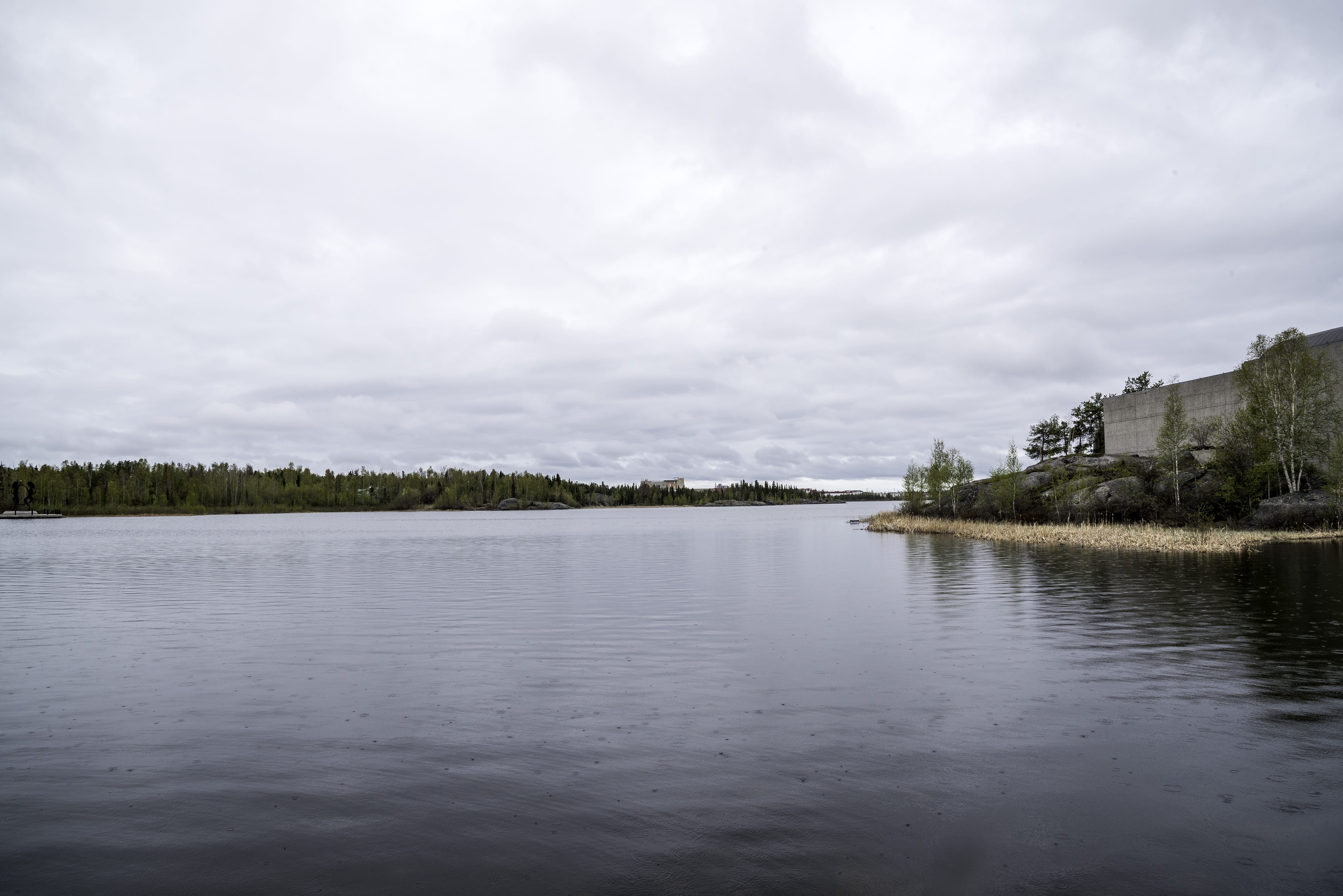 nature, northwest territories, 5K, canada, beauty in nature, river, sky, clouds, public domain, waterfront, lake, Heritage Center, plant, town, prince, HD Wallpaper