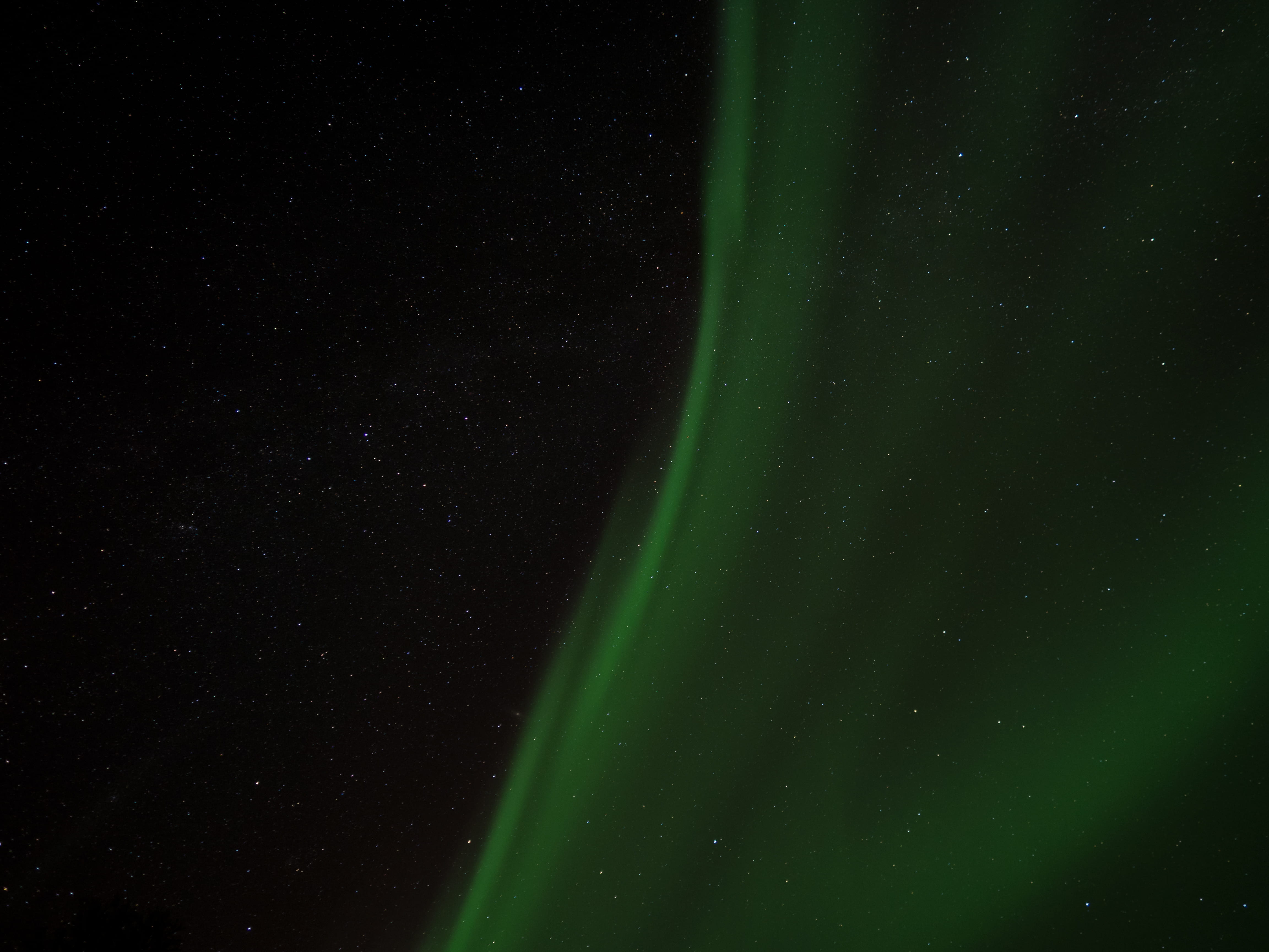 night sky, outdoors, star field, scenics - nature, lights, green, infinity, 4K, northern light, astronomy, aurora, space and astronomy, star, northernlight, HD Wallpaper