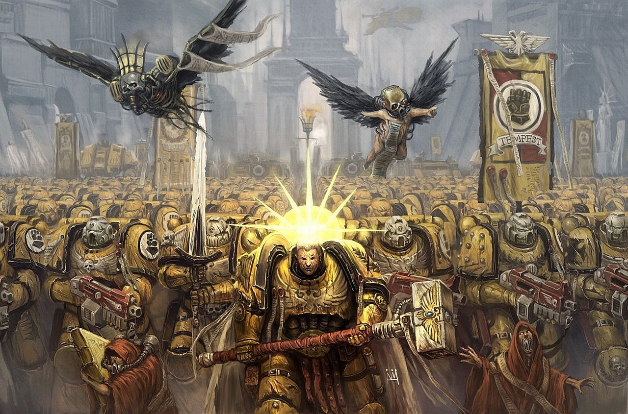 Imperial Fists, Warhammer, 720P, HD Wallpaper