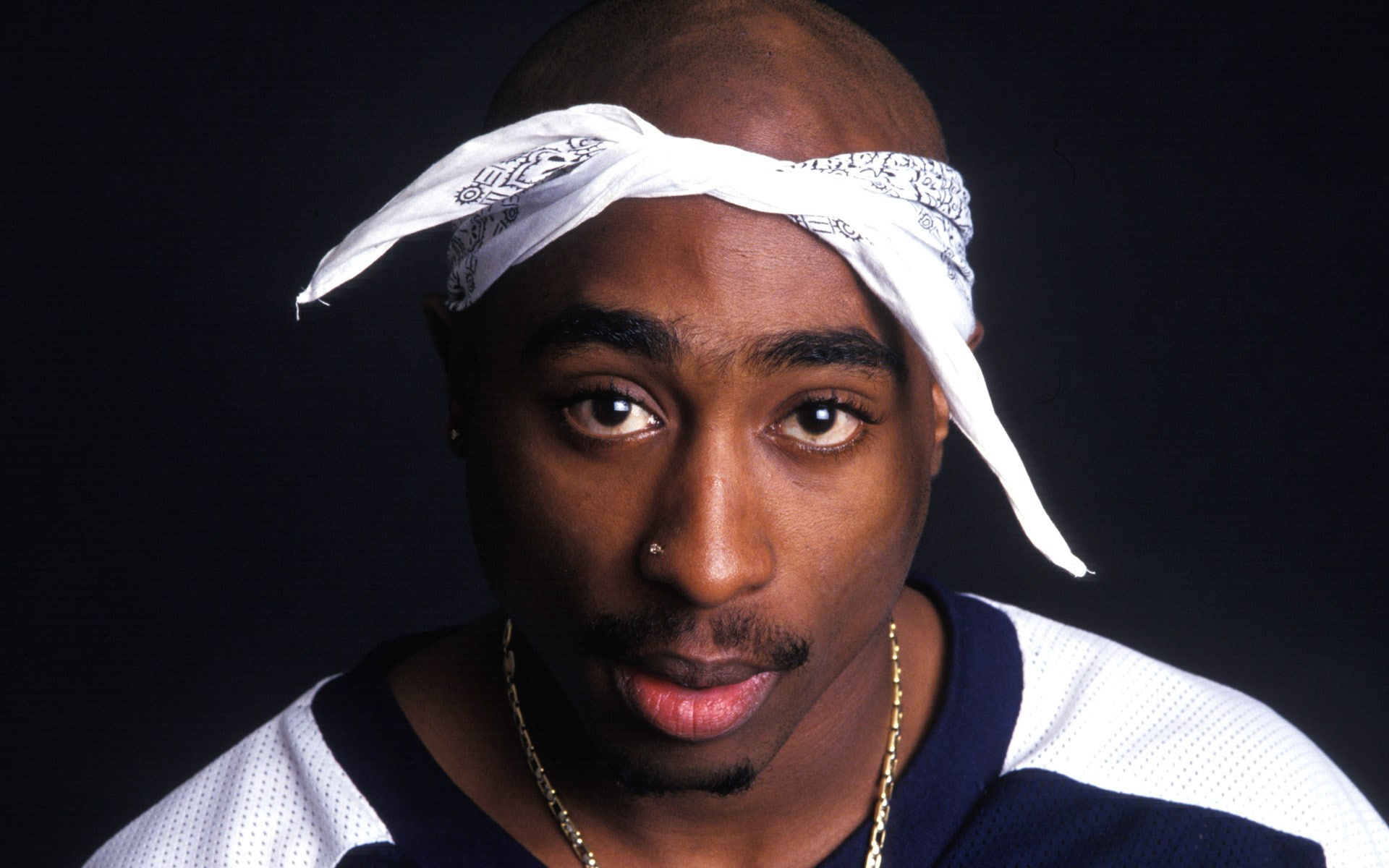 1080P, headshot, mouth open, young men, front view, indoors, young adult, portrait, close-up, studio shot, adult, tupac   themed, real people, black background, HD Wallpaper