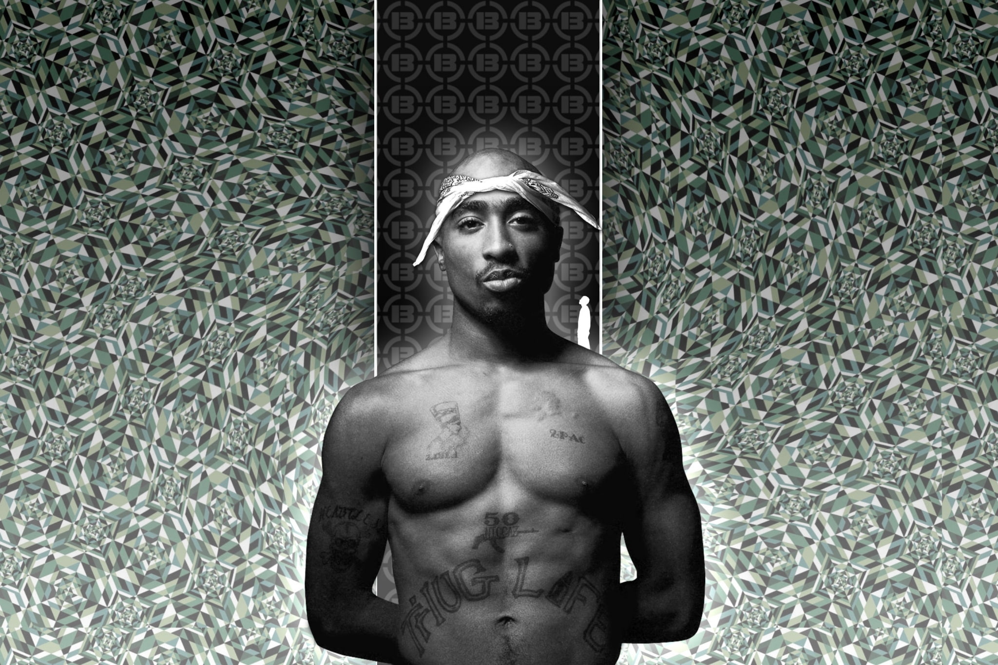 strength, muscular build, standing, lifestyles, healthy lifestyle, indoors, adult, young adult, portrait, wall - building feature, real people, tupac  for computer, HD Wallpaper