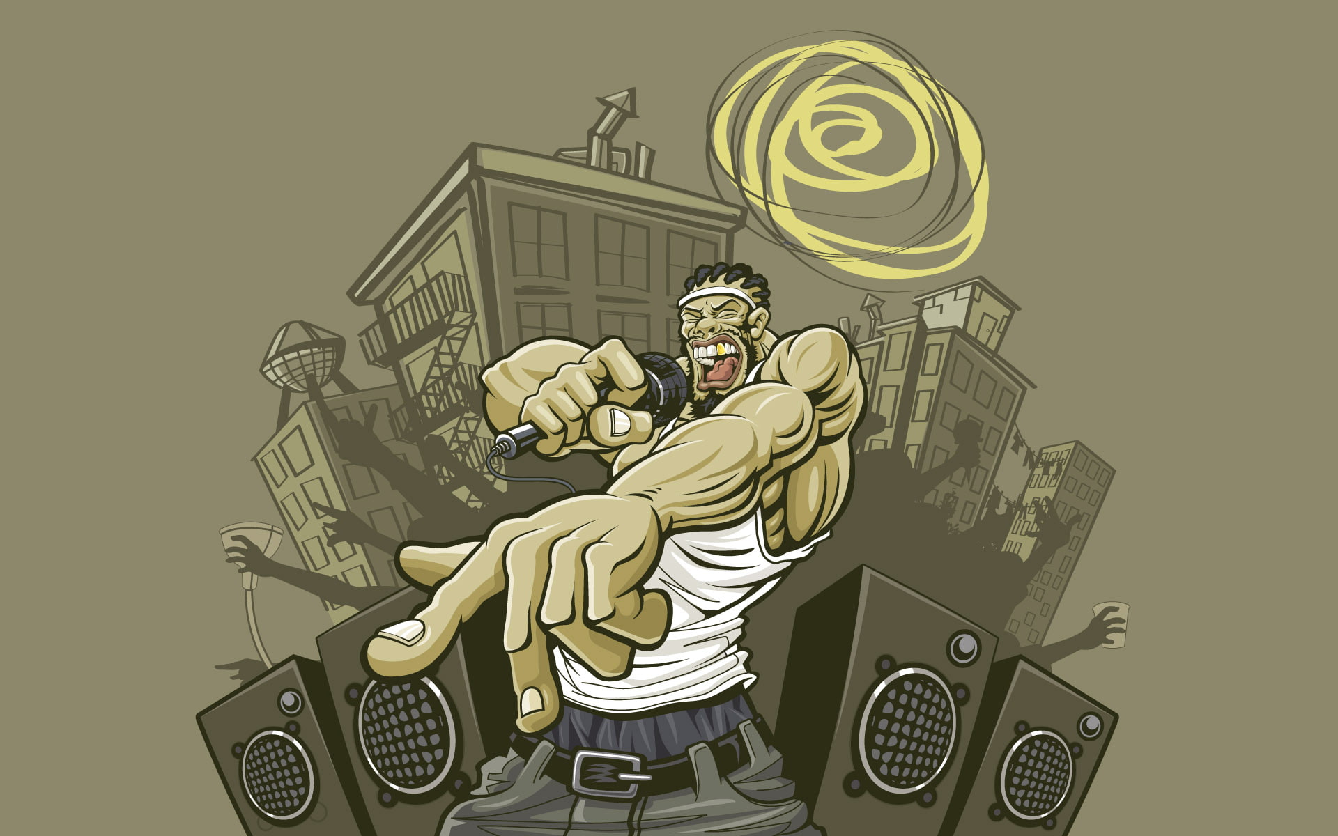 music, rapper, 1080P, art, HD Wallpaper