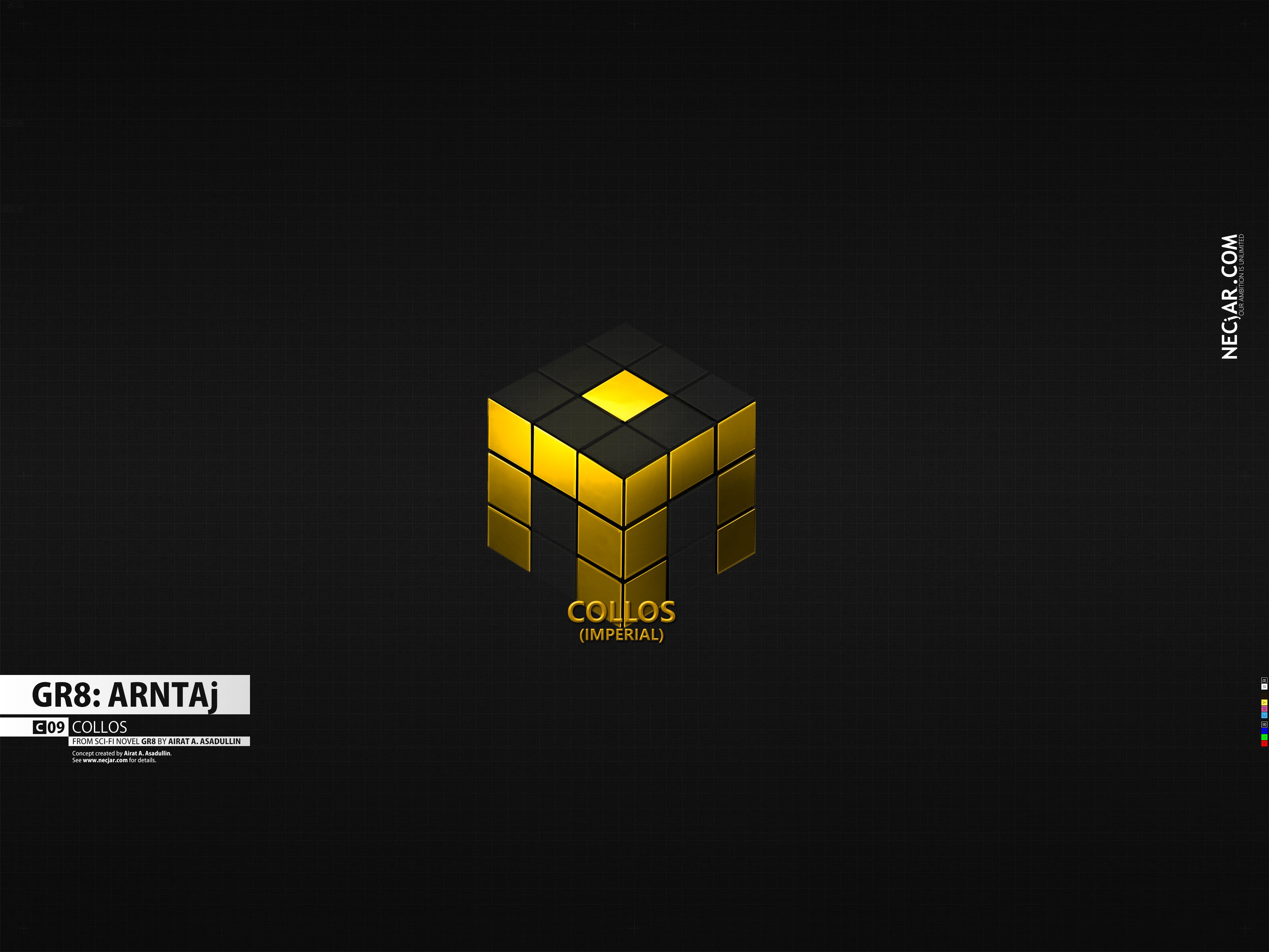 cube, 4K, science fiction, logo, GR8, HD Wallpaper