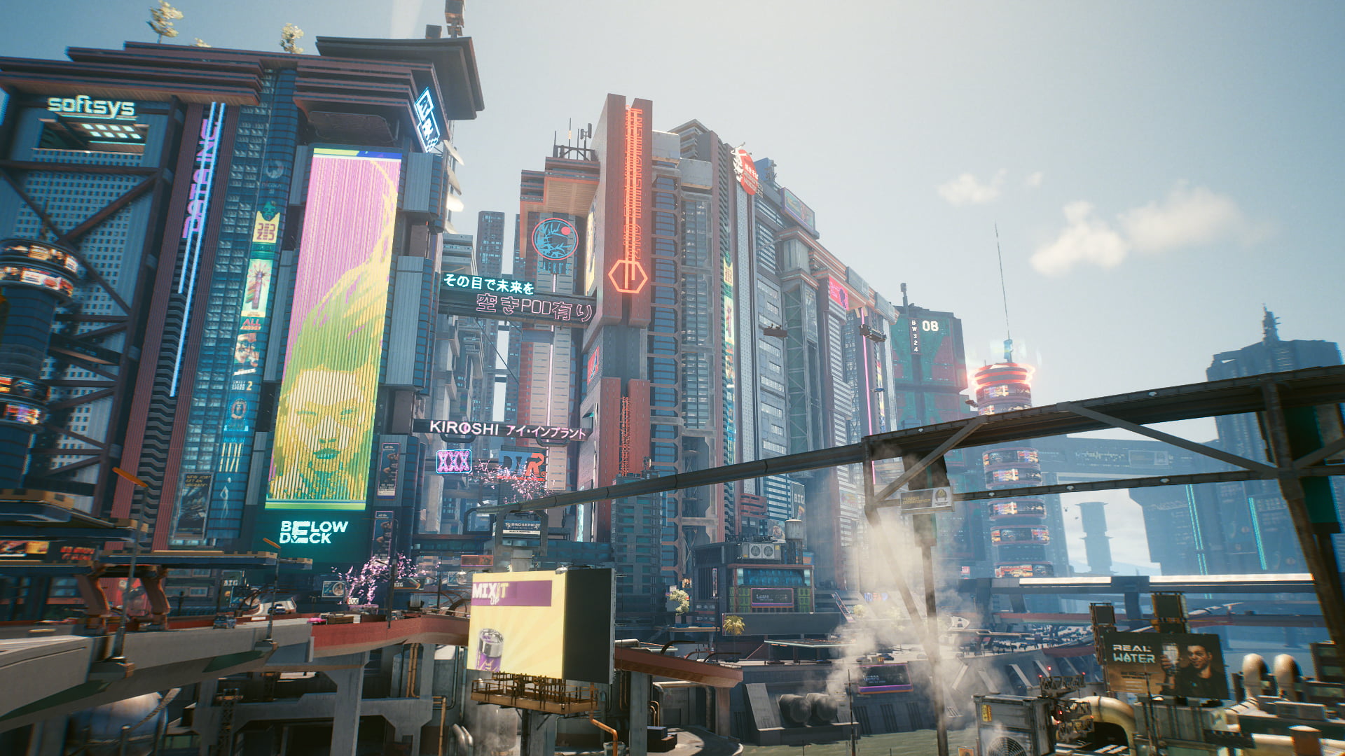 Cyberpunk 2077, cyber city, 1080P, HD Wallpaper