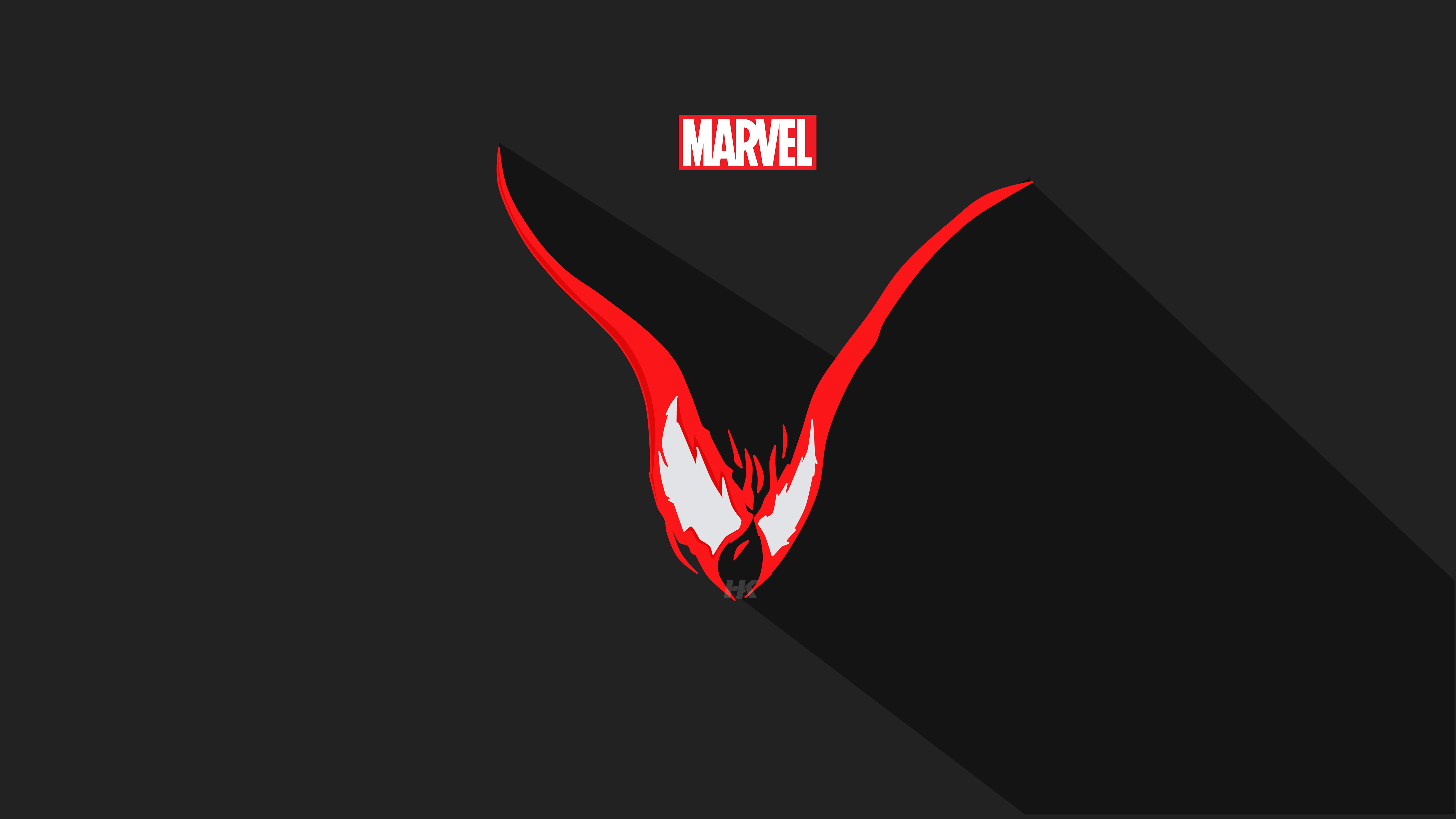 artstation, minimalism, 4k, 5K, hd, vector, superheroes, venom, 5k, HD Wallpaper