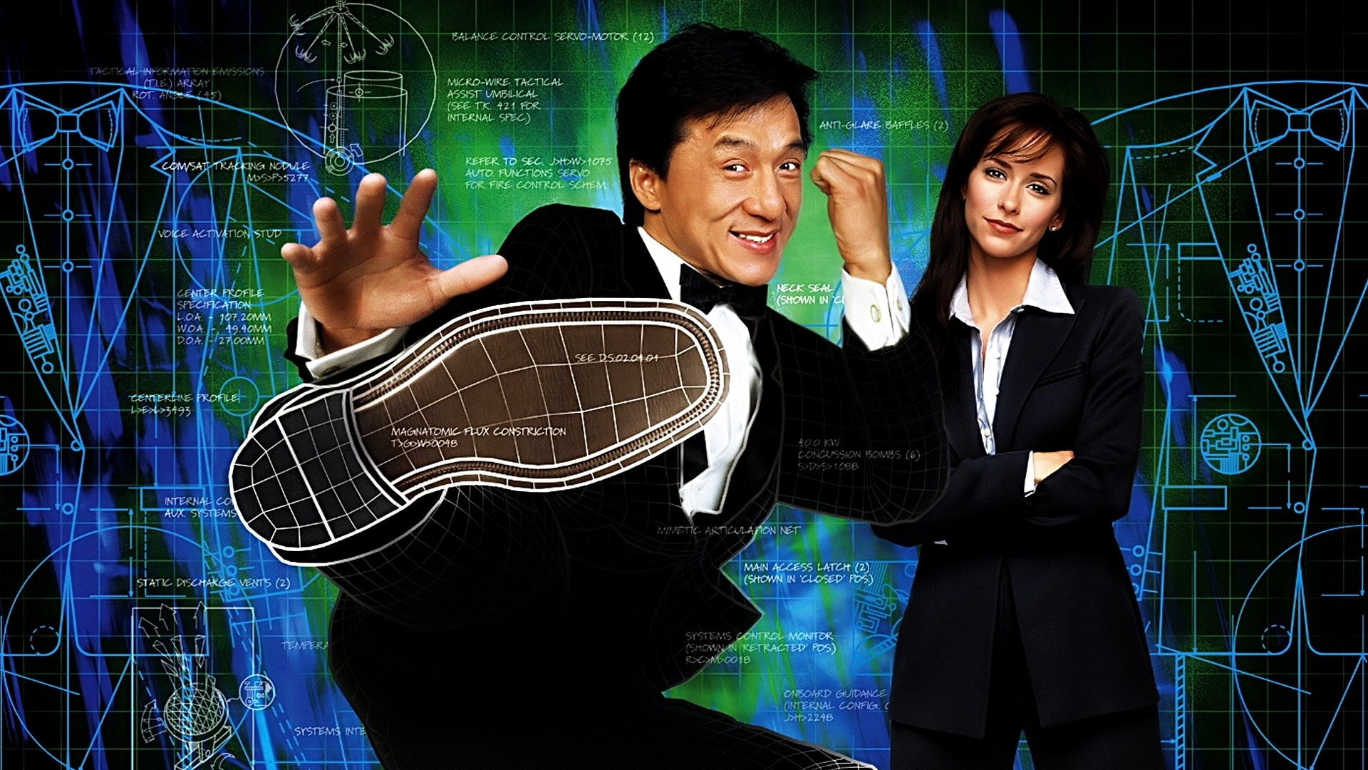 Jennifer Love Hewitt, business, screen, Movie, business person, touching, corporate business, technology, Jackie Chan, 1080P, men, futuristic, touch screen, HD Wallpaper