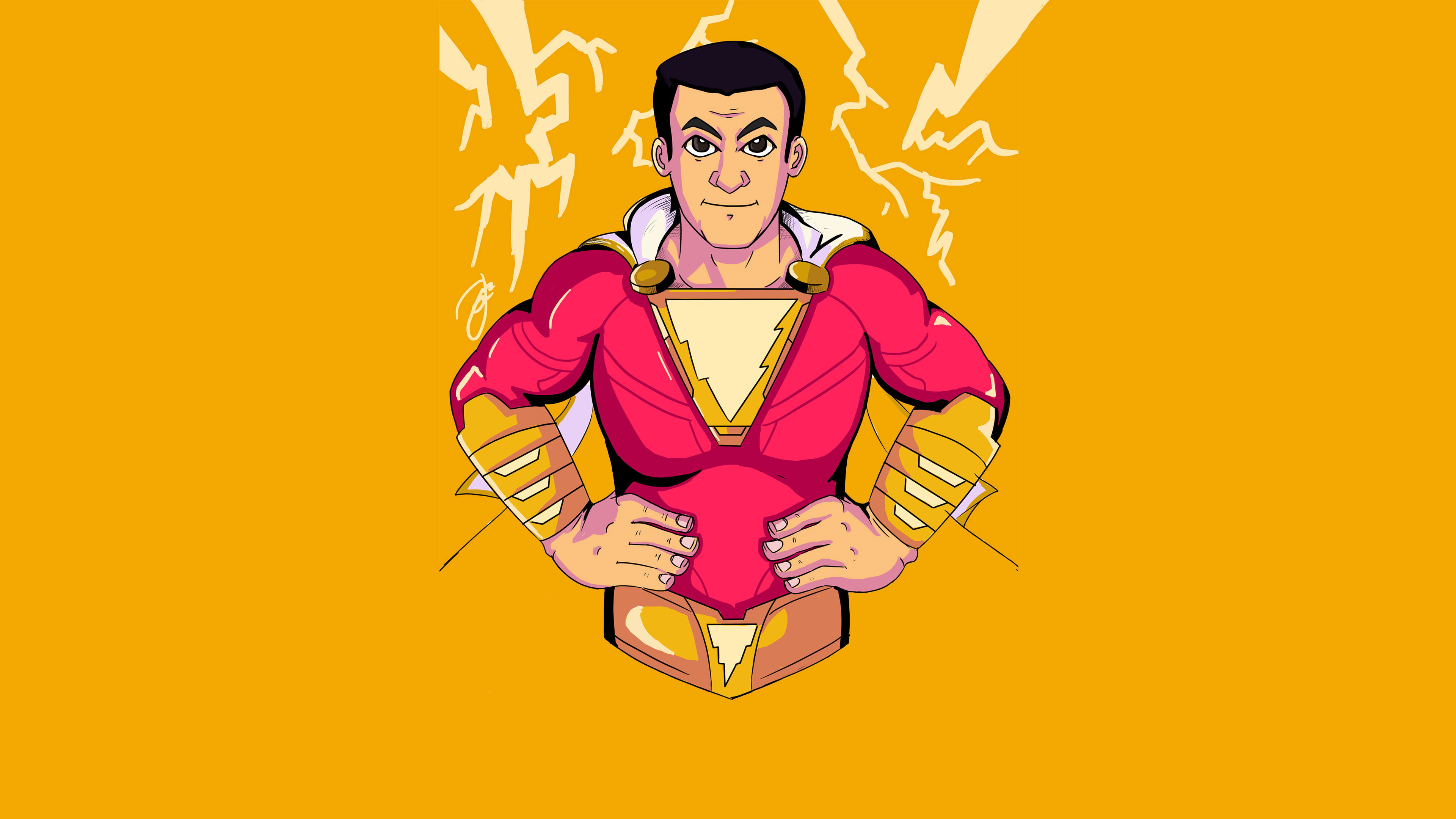 digital art, zachary levi, art, artwork, artstation, shazam movie, 4K, movies, shazam, 4k, 2019 movies, hd, HD Wallpaper