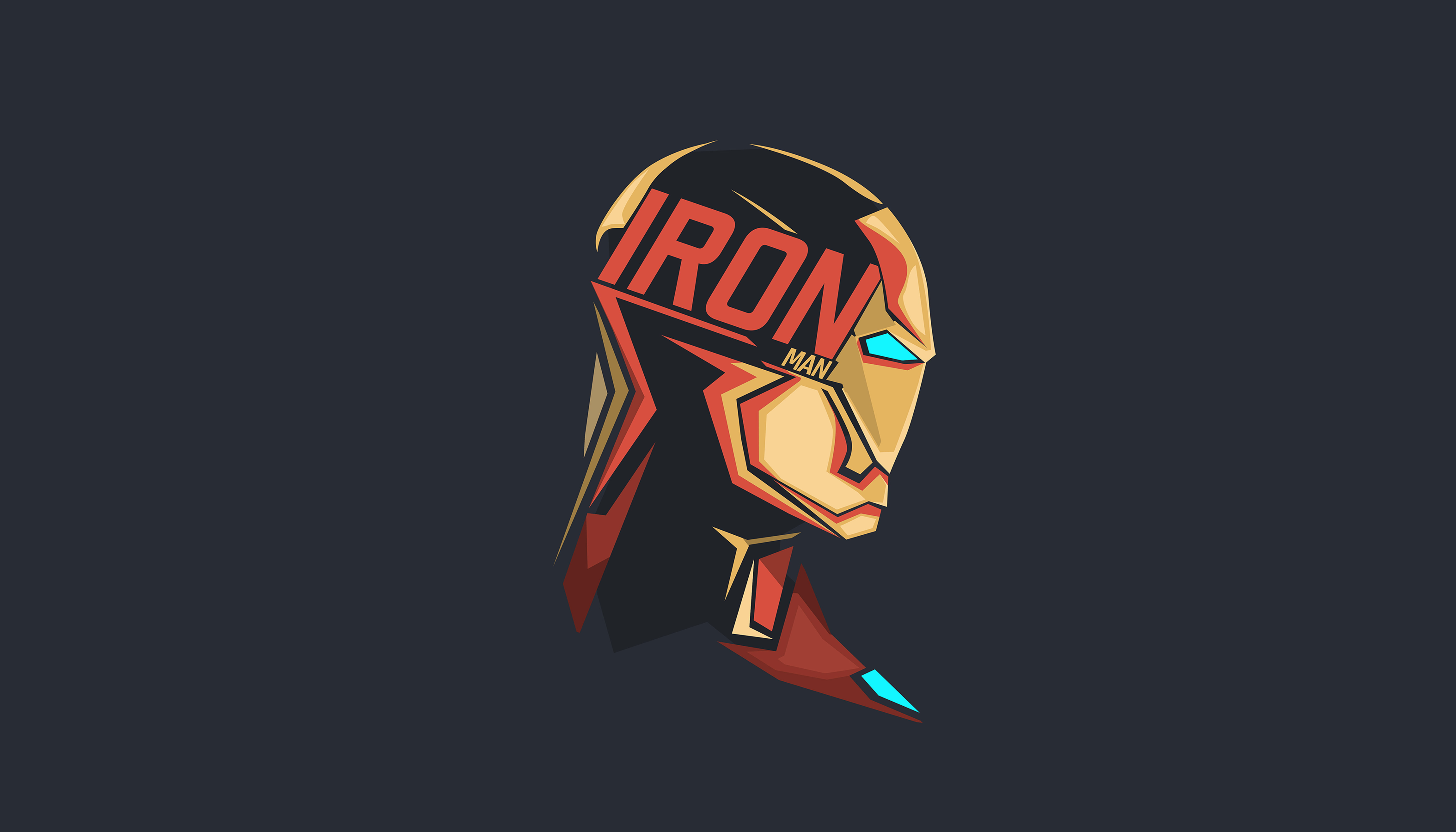 5k, artist, 4k, 8k, digital art, artwork, artstation, hd, minimalism, 5K, iron man, HD Wallpaper