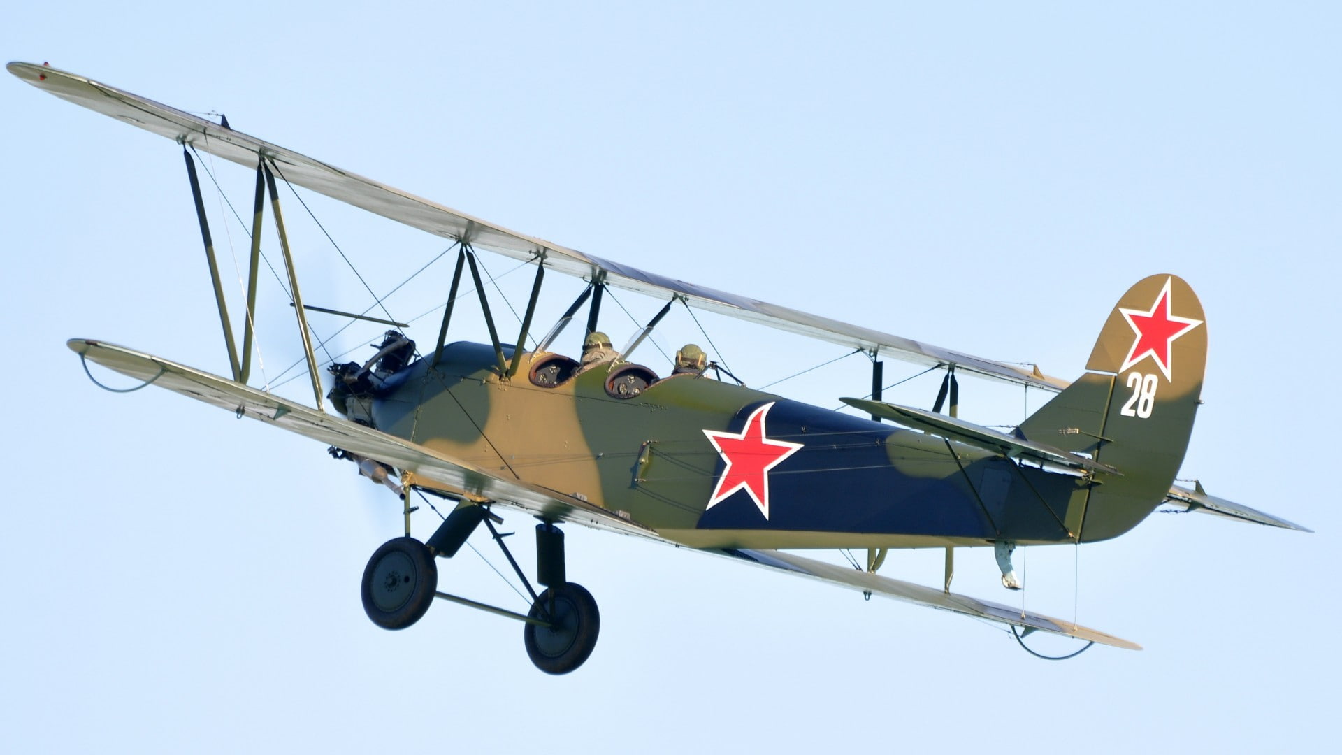 mode of transportation, military airplane, army, airplane, transportation, World War II, airshow, on the move, clear sky, plane, propeller, outdoors, military, HD Wallpaper