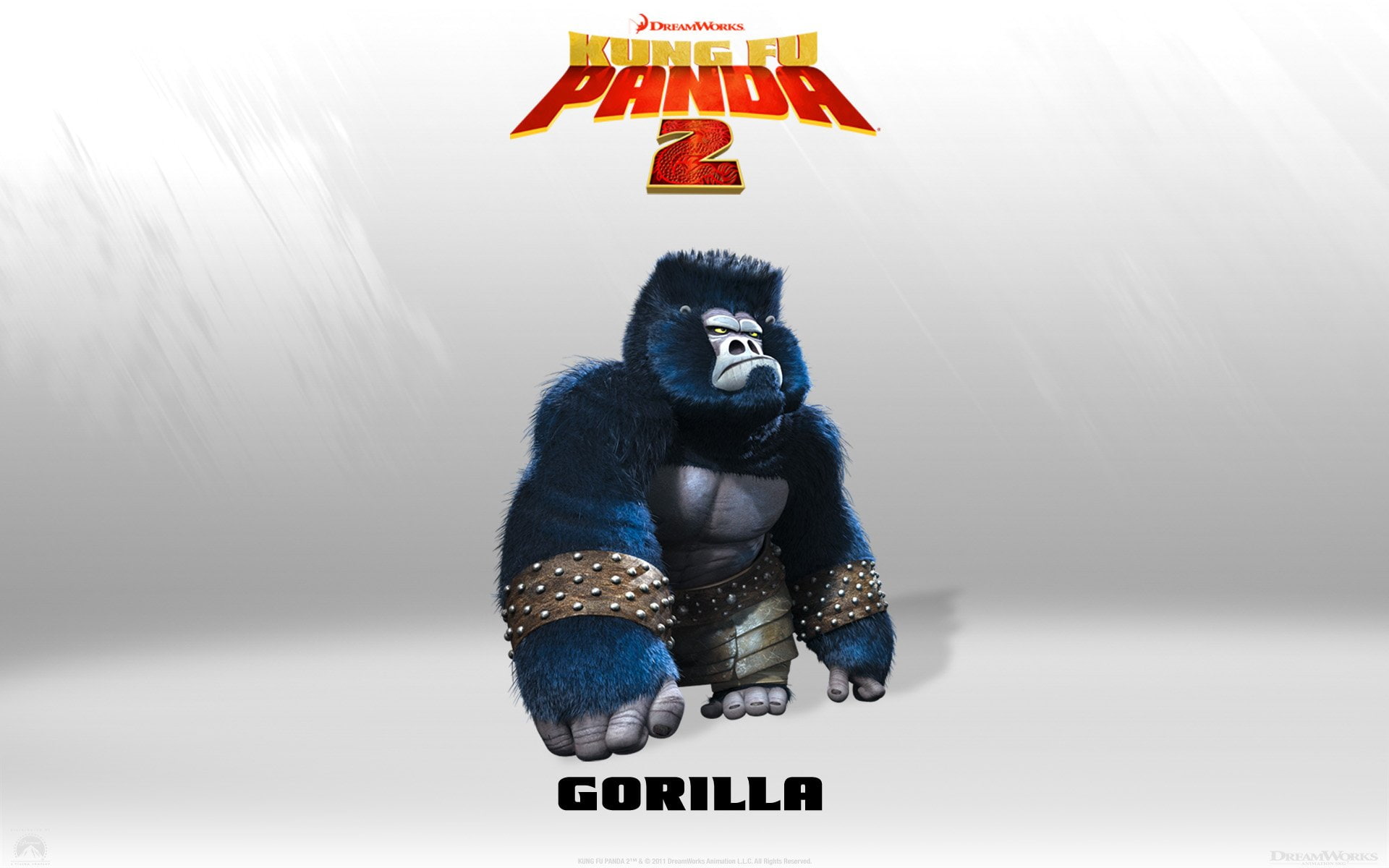 Kung Fu Panda, Kung Fu Panda 2, 1080P, Master Gorilla (Kung Fu Panda), HD Wallpaper