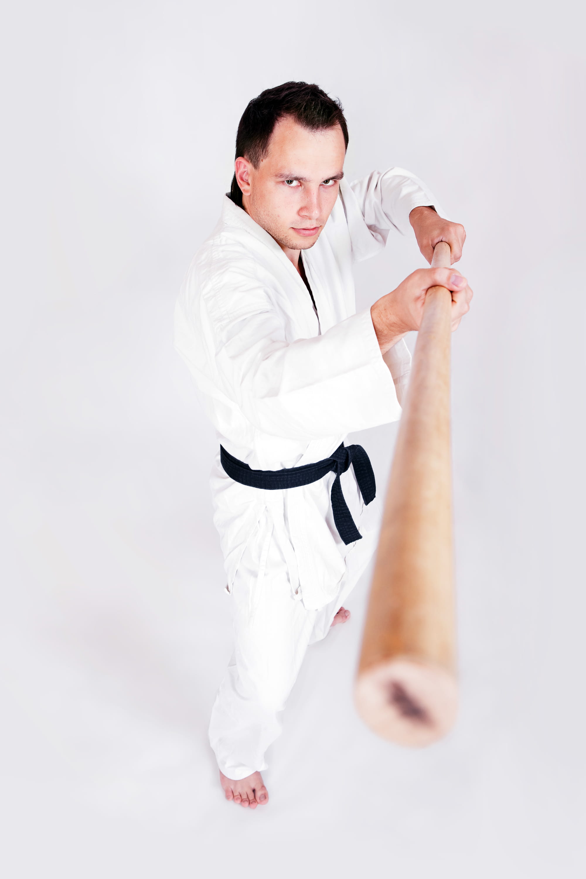 healthcare and medicine, kungfu, fighter, adult, taekwondo, white background, health, 2K, hobby, indoors, lifestyle, sport, train, healthy lifestyle, lab coat, Phone HD Wallpaper