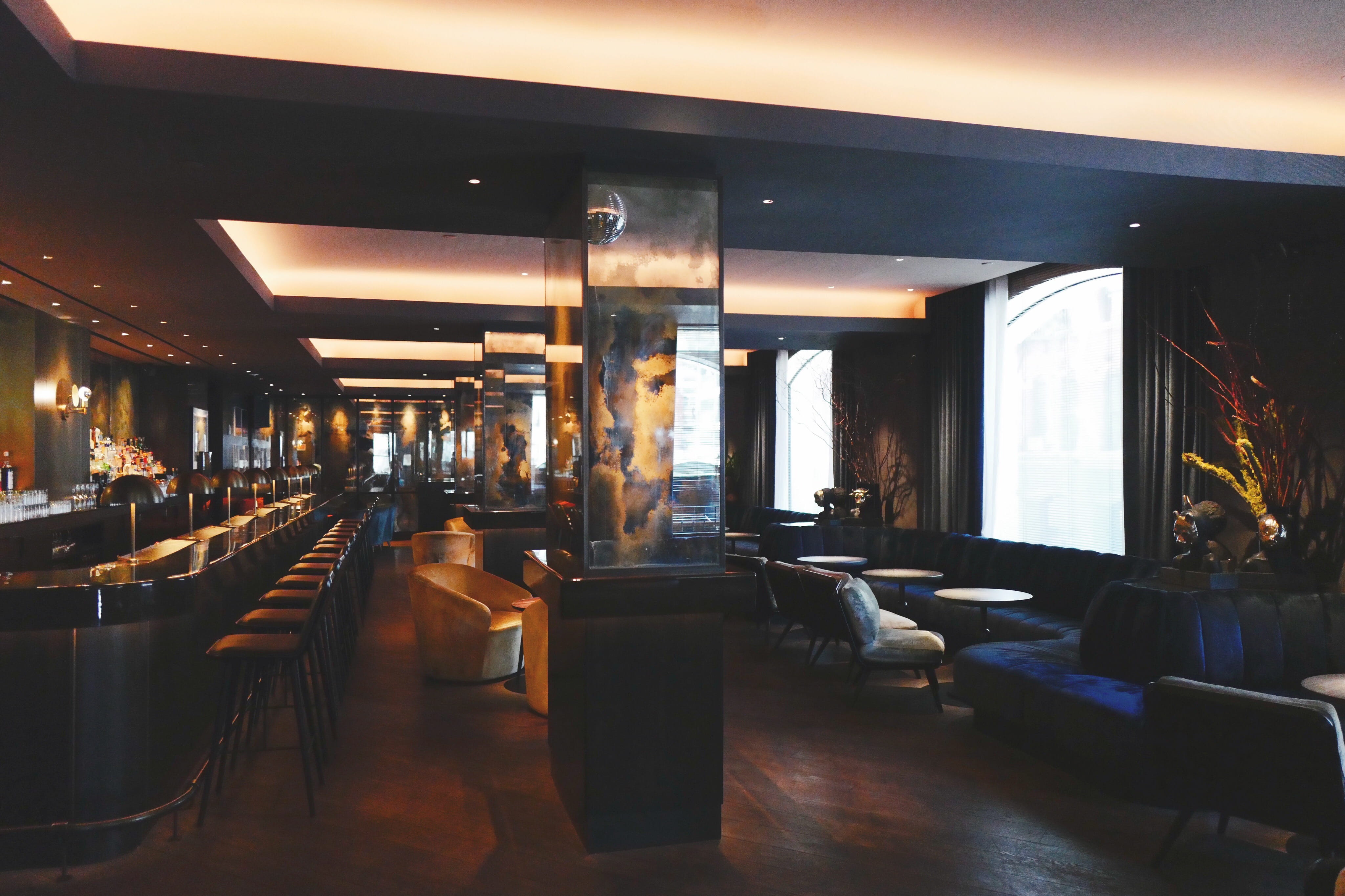 architecture, absence, seat, ceiling, bar, setting, in a row, chair, food and drink, bar counter, manhattan, club, new york, luxury, lounge, howard, food and drink industry, HD Wallpaper