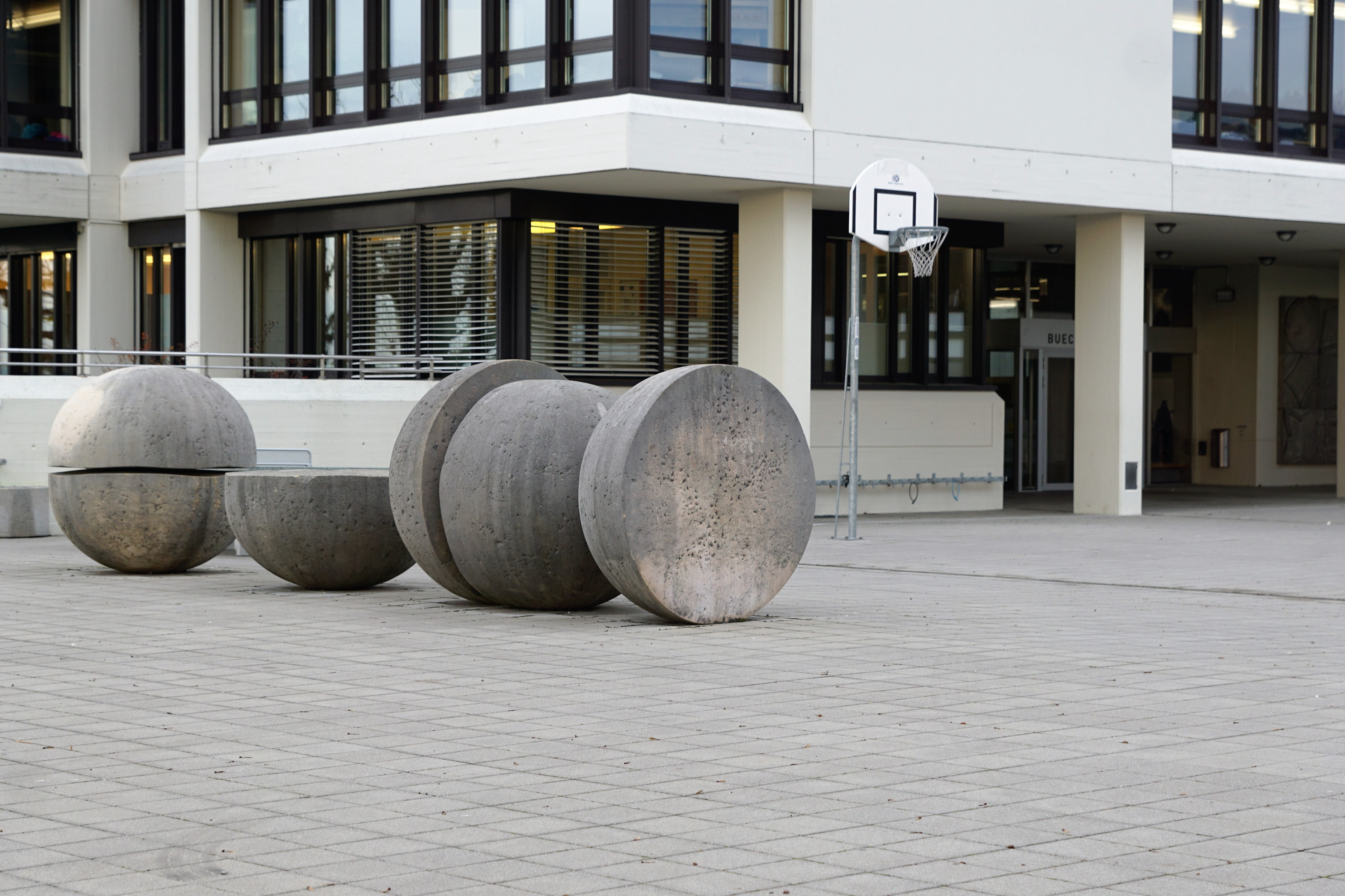 sunlight, barrel, building, swiss, no people, street, zollikon, stack, 5K, concrete, home, canton, village, intobeauty, school, zurich, footpath, nature, HD Wallpaper