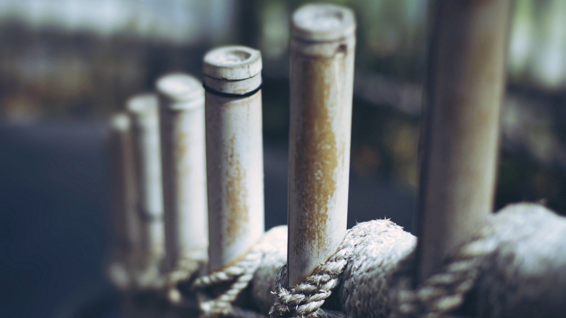 architectural column, wood - material, in a row, metal, bamboo, day, medium group of objects, focus on foreground, group of objects, no people, 1080P, HD Wallpaper