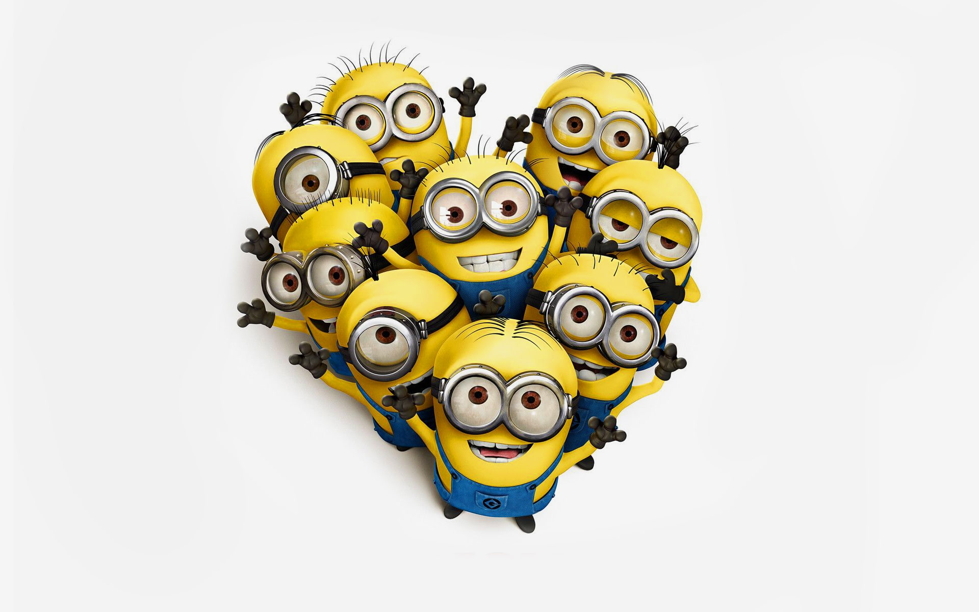 poster, funny robots, 1080P, Mignon, despicable, film, robots, HD Wallpaper