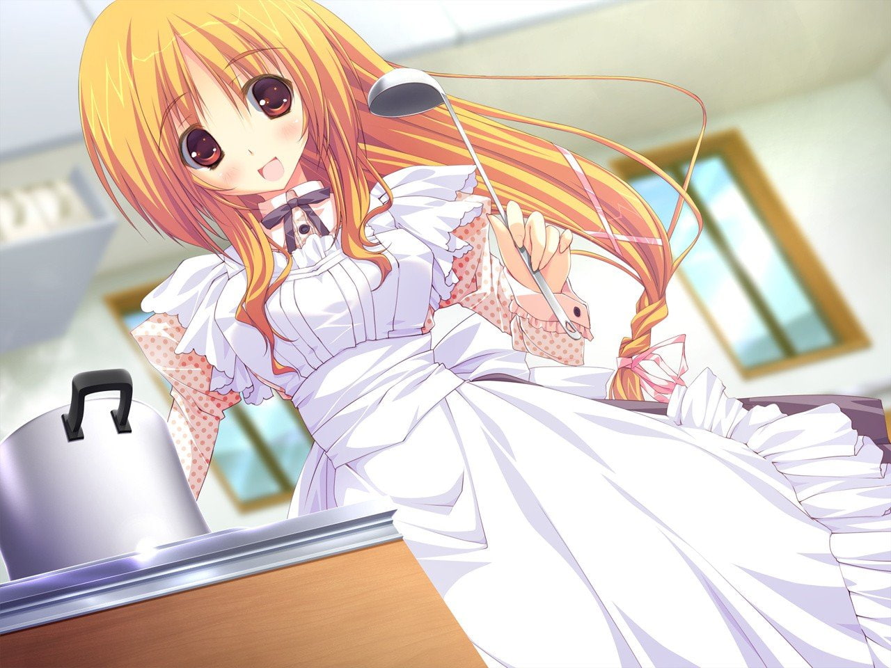 Anime Girls, 720P, Toudou Tsumugi, Hoshizora e Kakaru Hashi, anime, HD Wallpaper