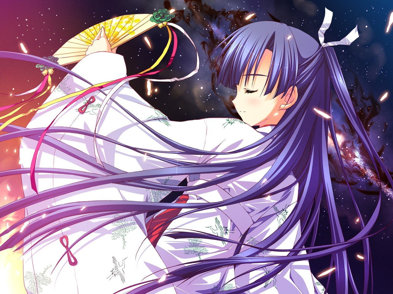 Anime Girls, 720P, anime, Koumoto Madoka, Hoshizora e Kakaru Hashi, HD Wallpaper