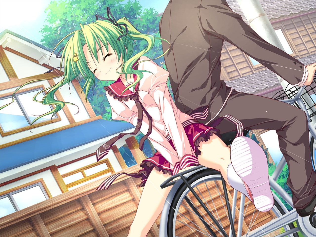 720P, hoshizora e kakaru hashi, HD Wallpaper
