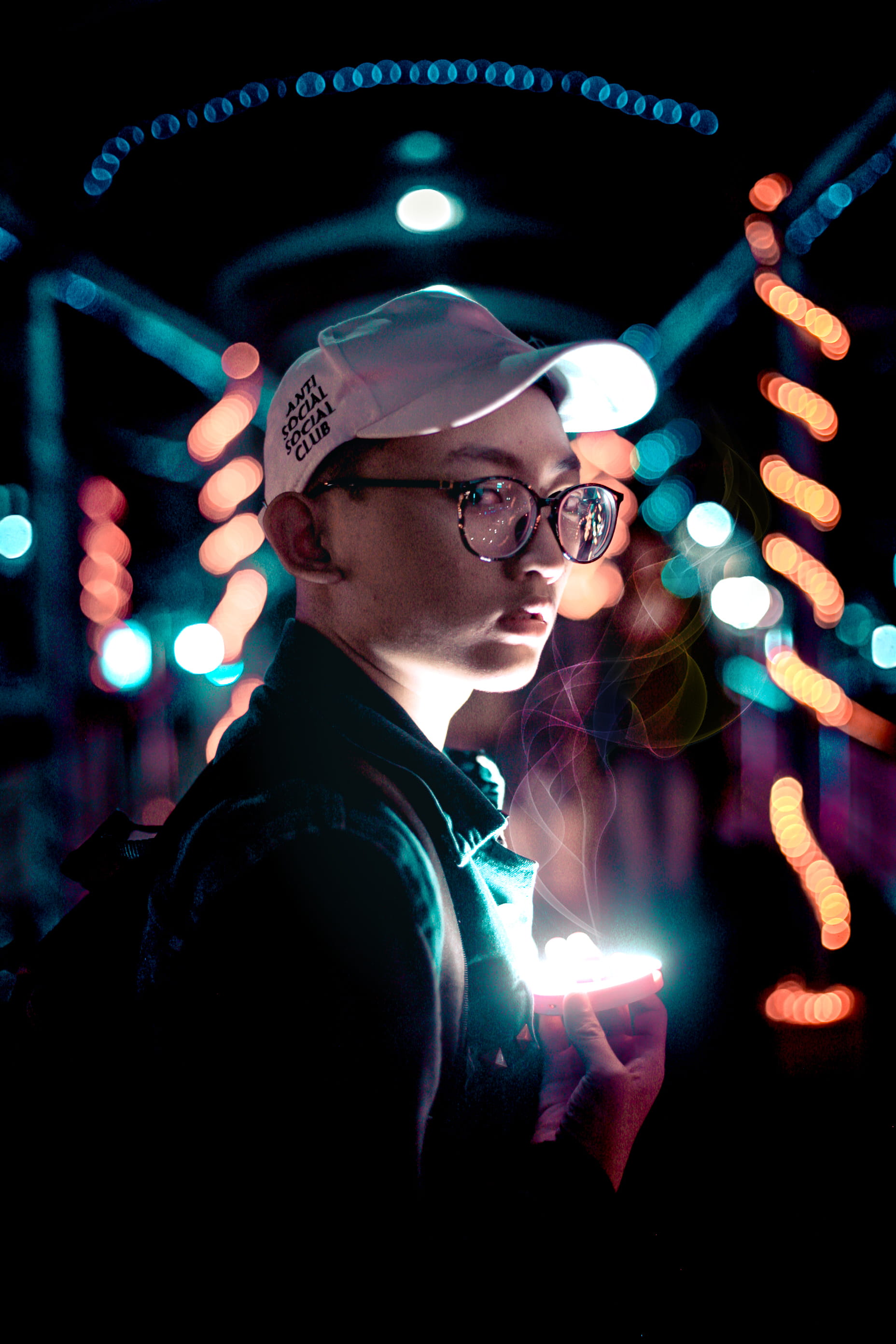 night time, light - natural phenomenon, light, outdoor, male, indonesia, lighting equipment, neon light, person, young adult, night, man, photography, leisure activity, Phone HD Wallpaper
