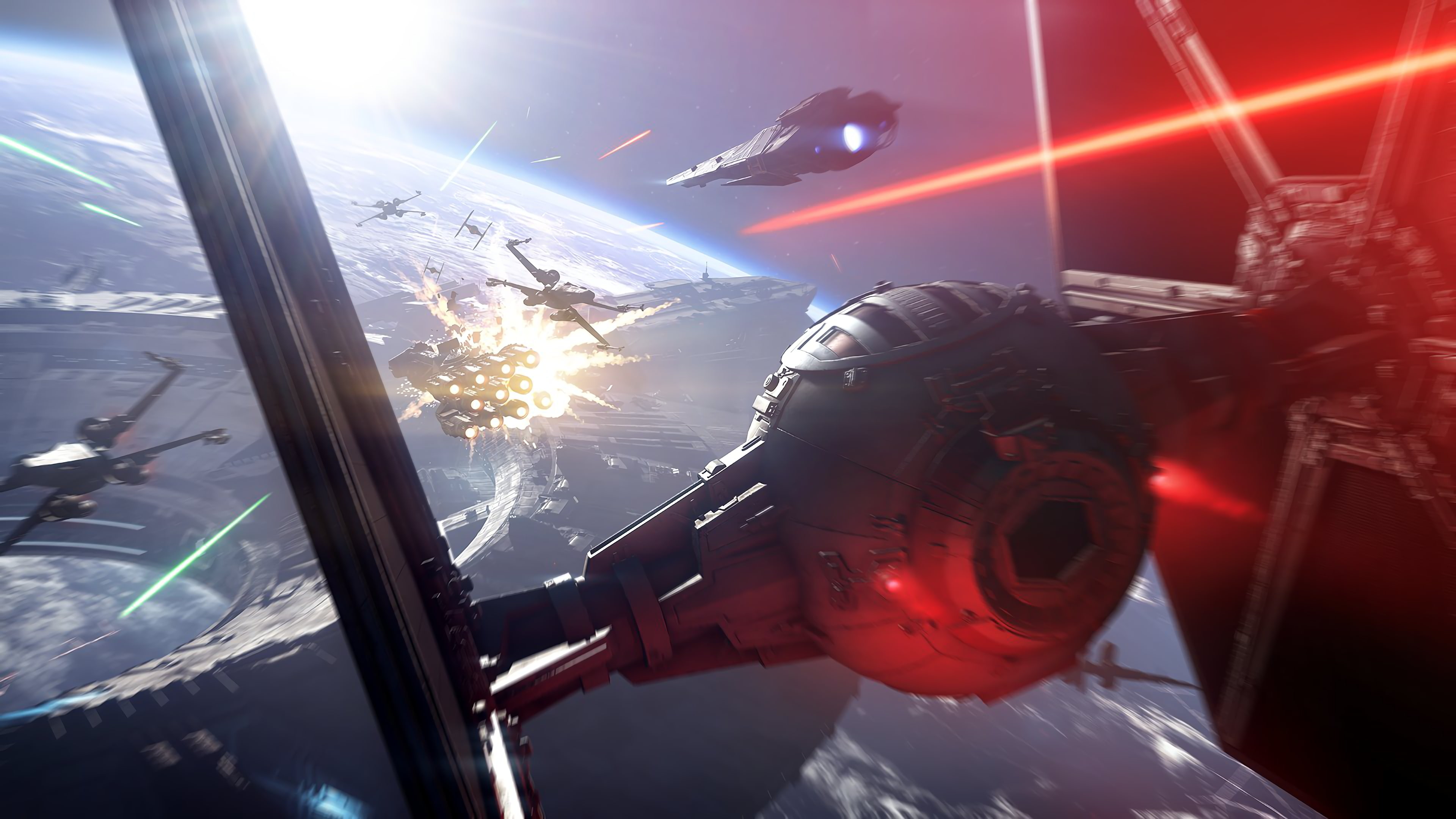 4K, 1swbattlefront, sci-fi, futuristic, star, fighting, battlefront, shooter, wars, action, HD Wallpaper