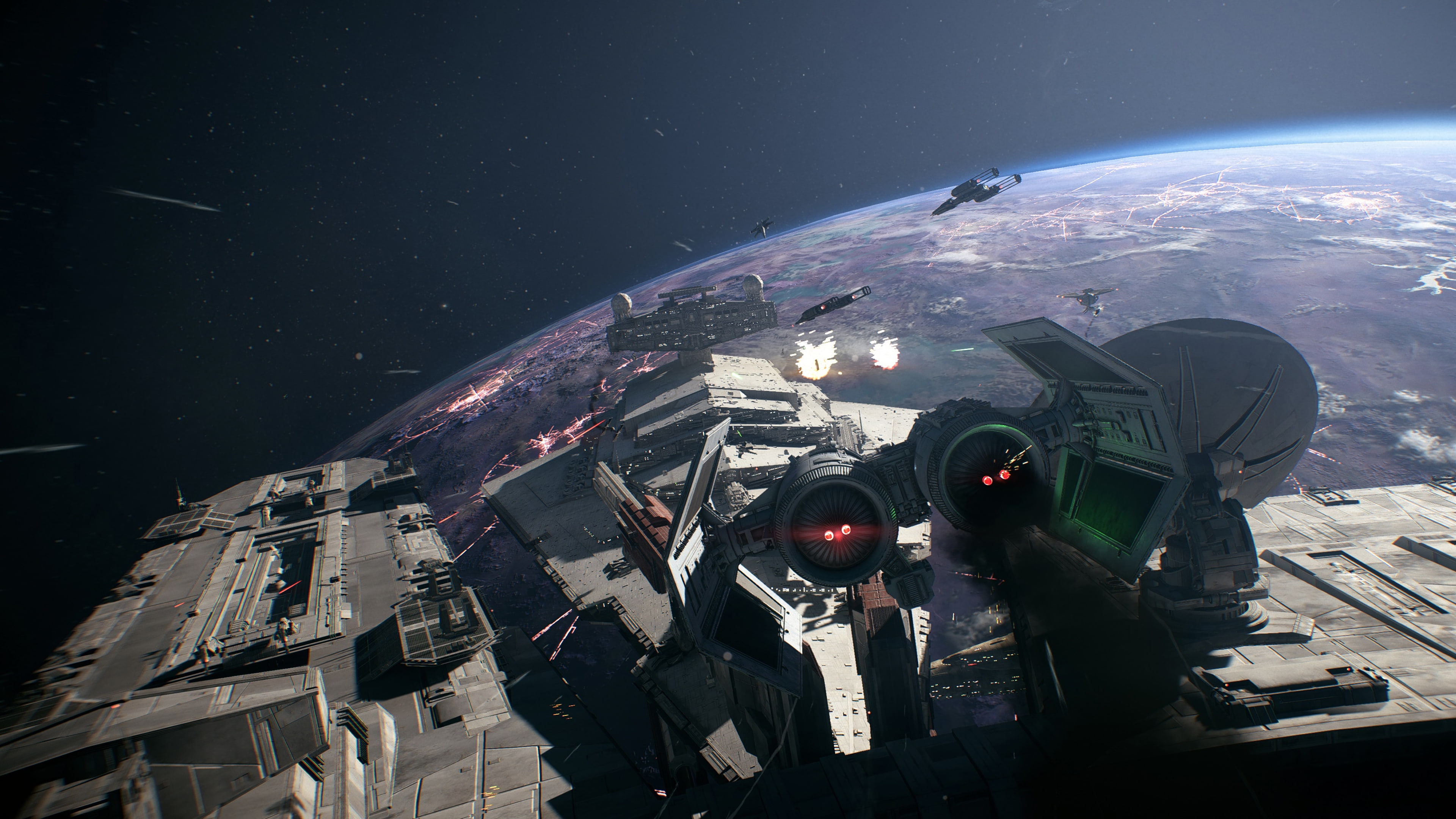 wars, fighting, 4K, star, sci-fi, battlefront, action, shooter, futuristic, 1swbattlefront, HD Wallpaper
