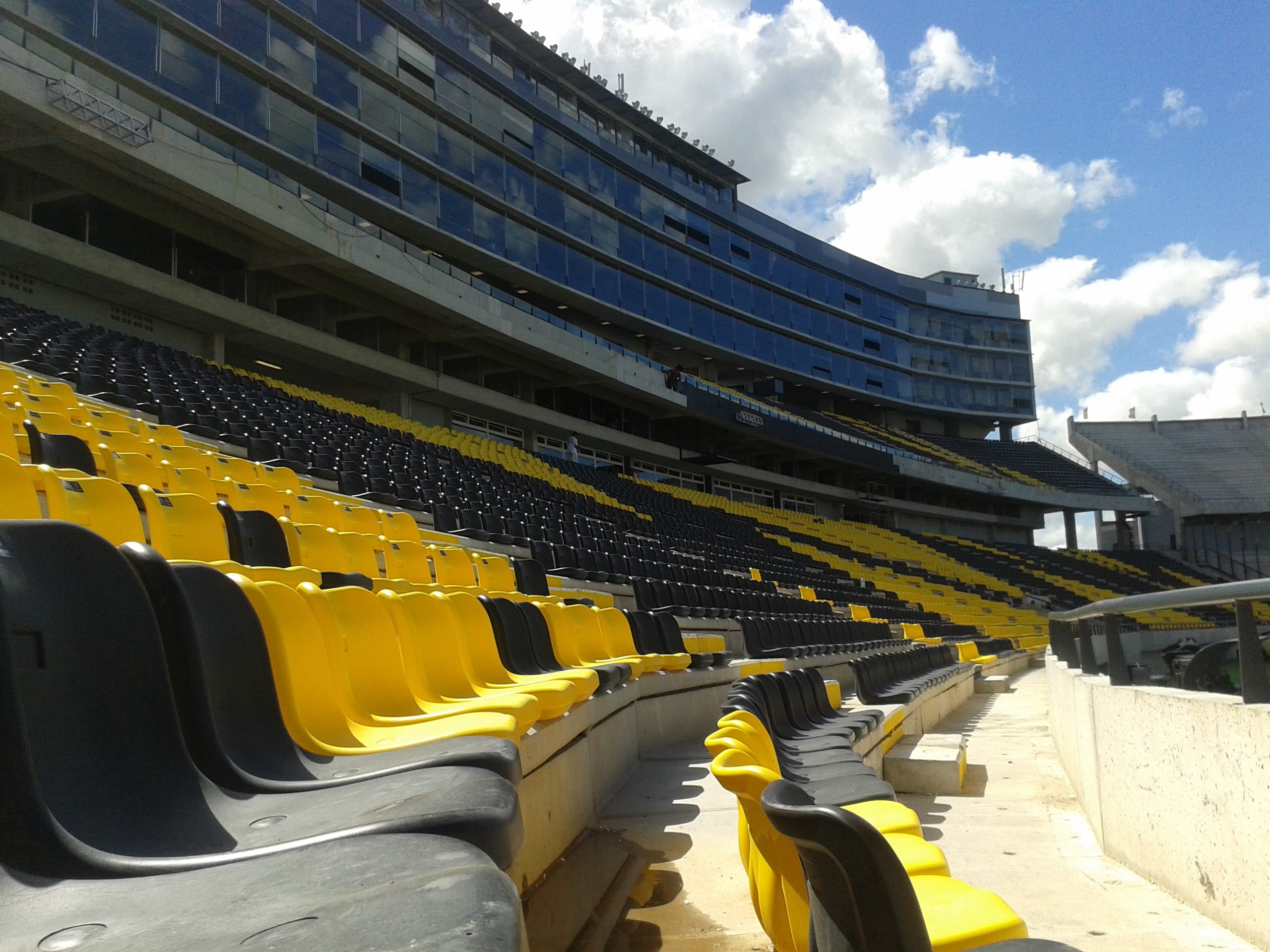 uruguay, Peñarol, nature, stadium, architecture, day, sport, travel, yellow, transportation, field, modern, sunlight, Montevideo, Uruguay, built structure, HD Wallpaper