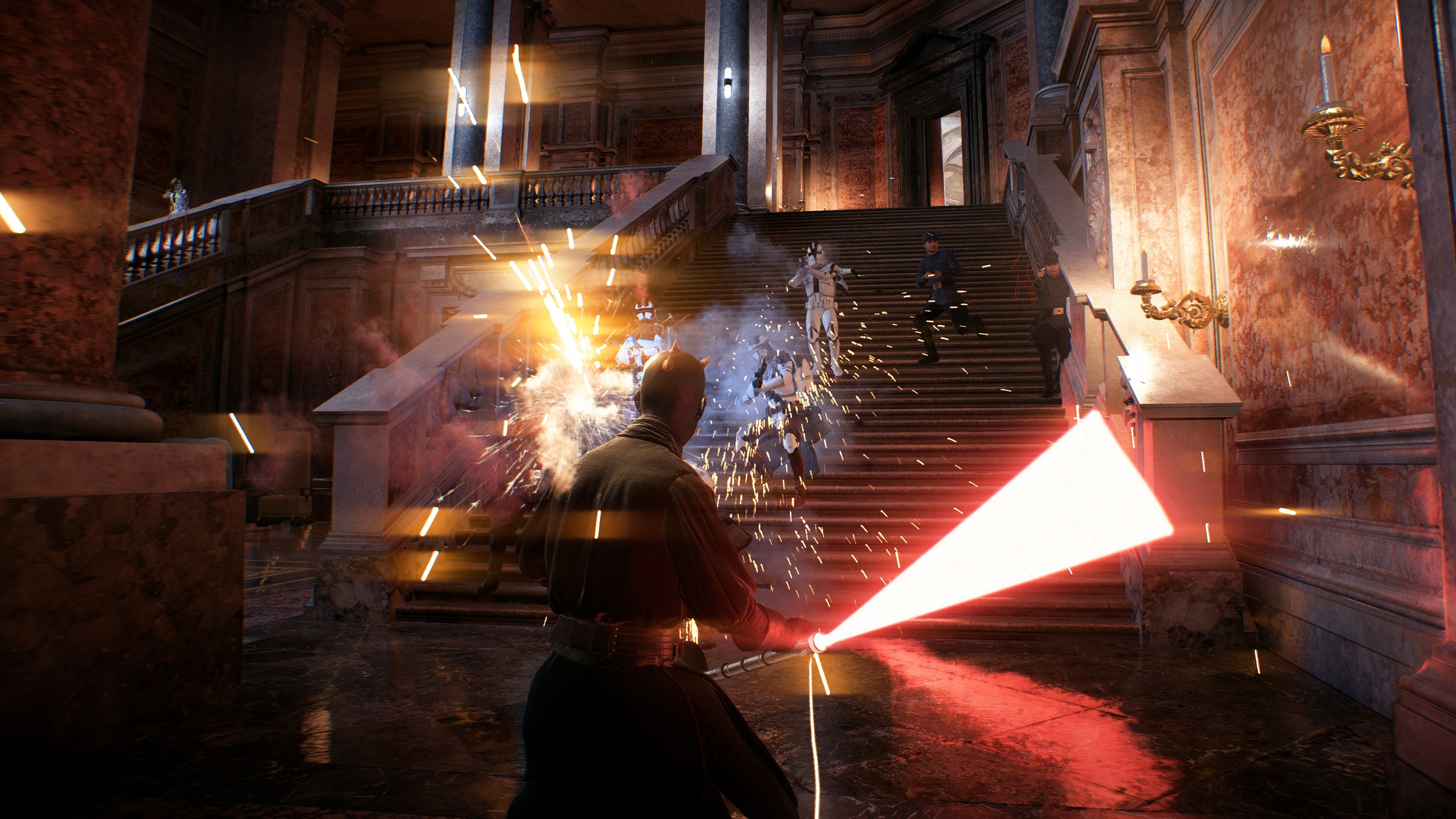 action, star, wars, shooter, 1swbattlefront, fighting, sci-fi, 4K, futuristic, battlefront, HD Wallpaper