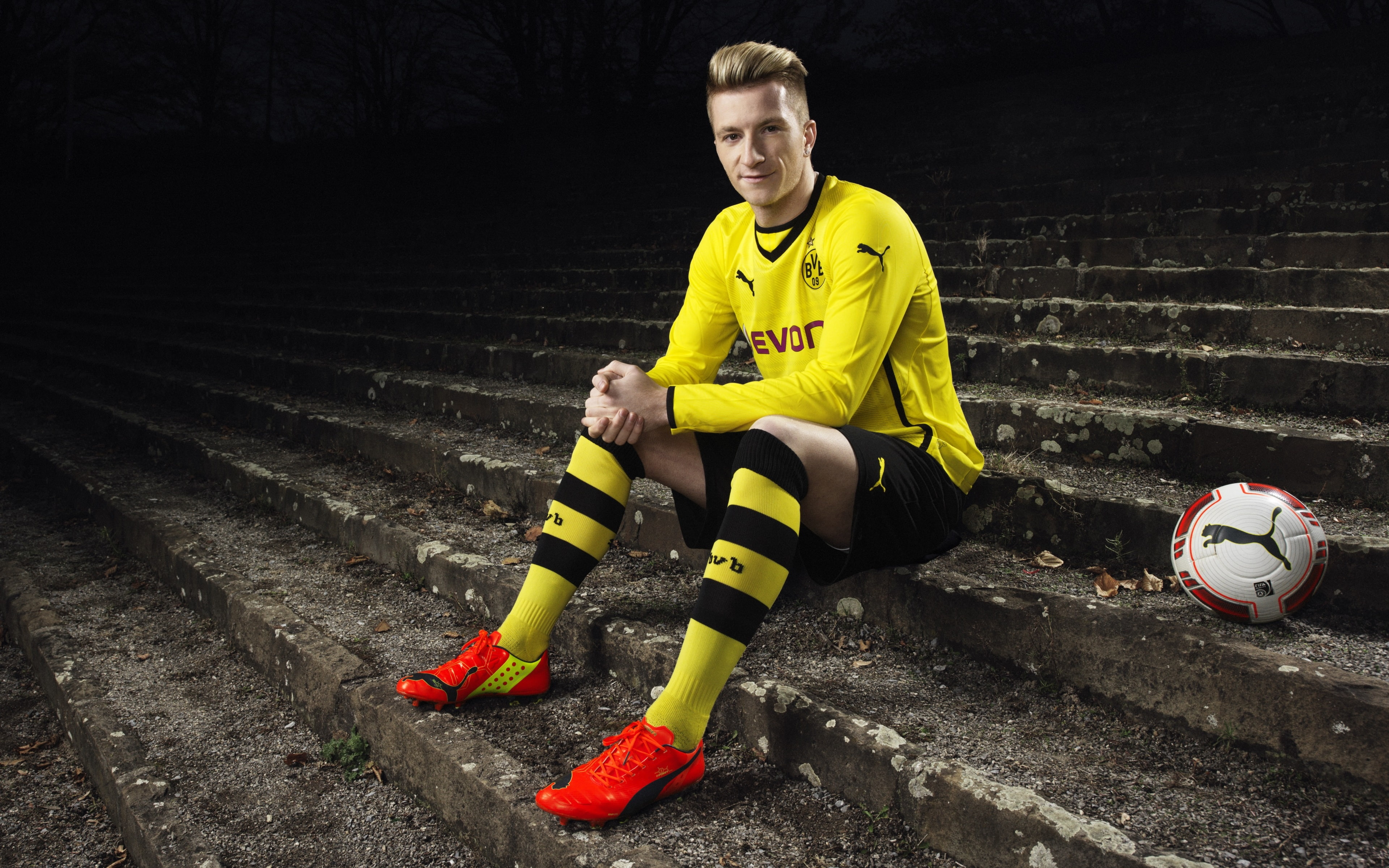 4K, German, Football player, Soccer, Marco Reus, HD Wallpaper