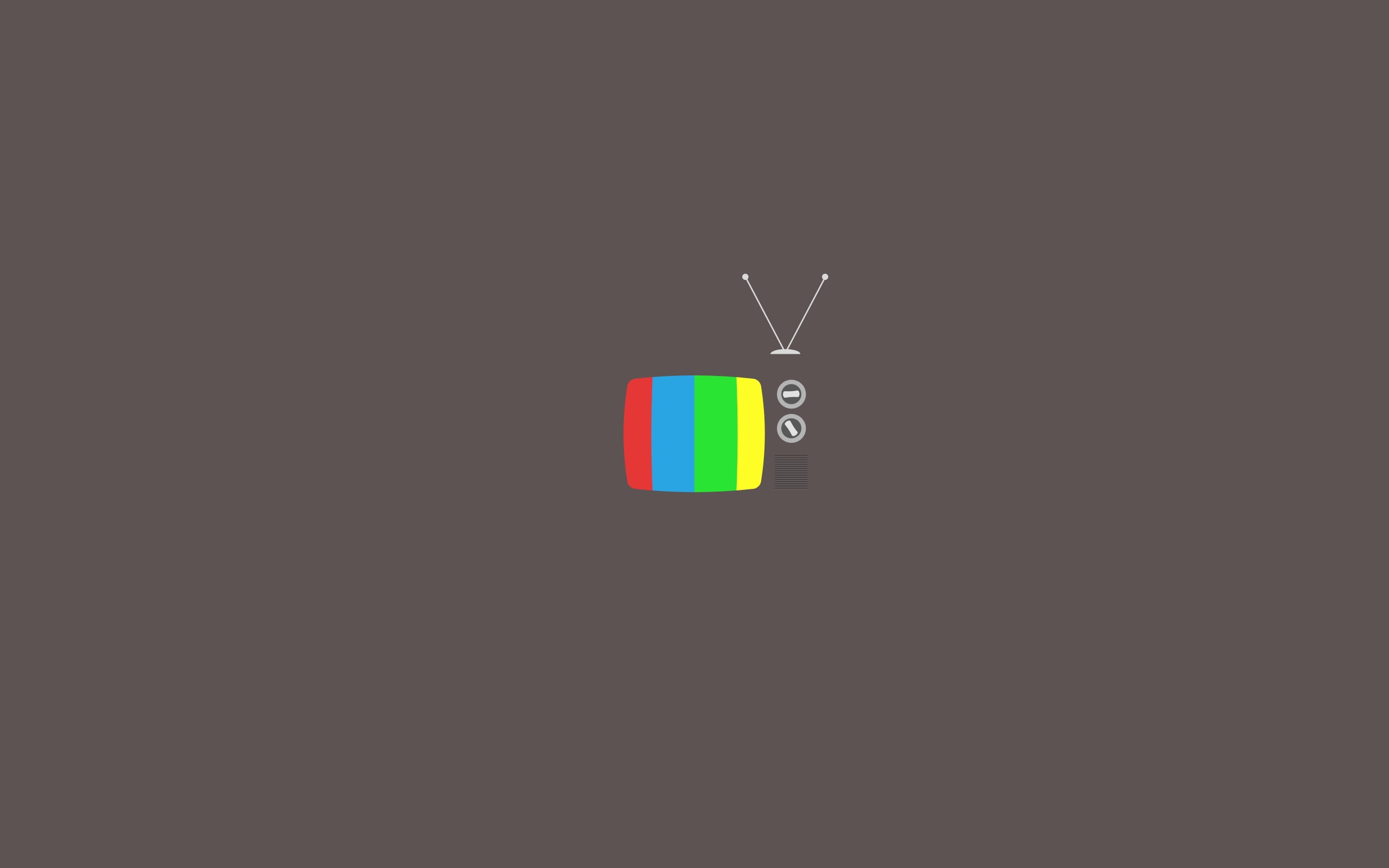 Antena, TV, 2K, button, screen, center, HD Wallpaper