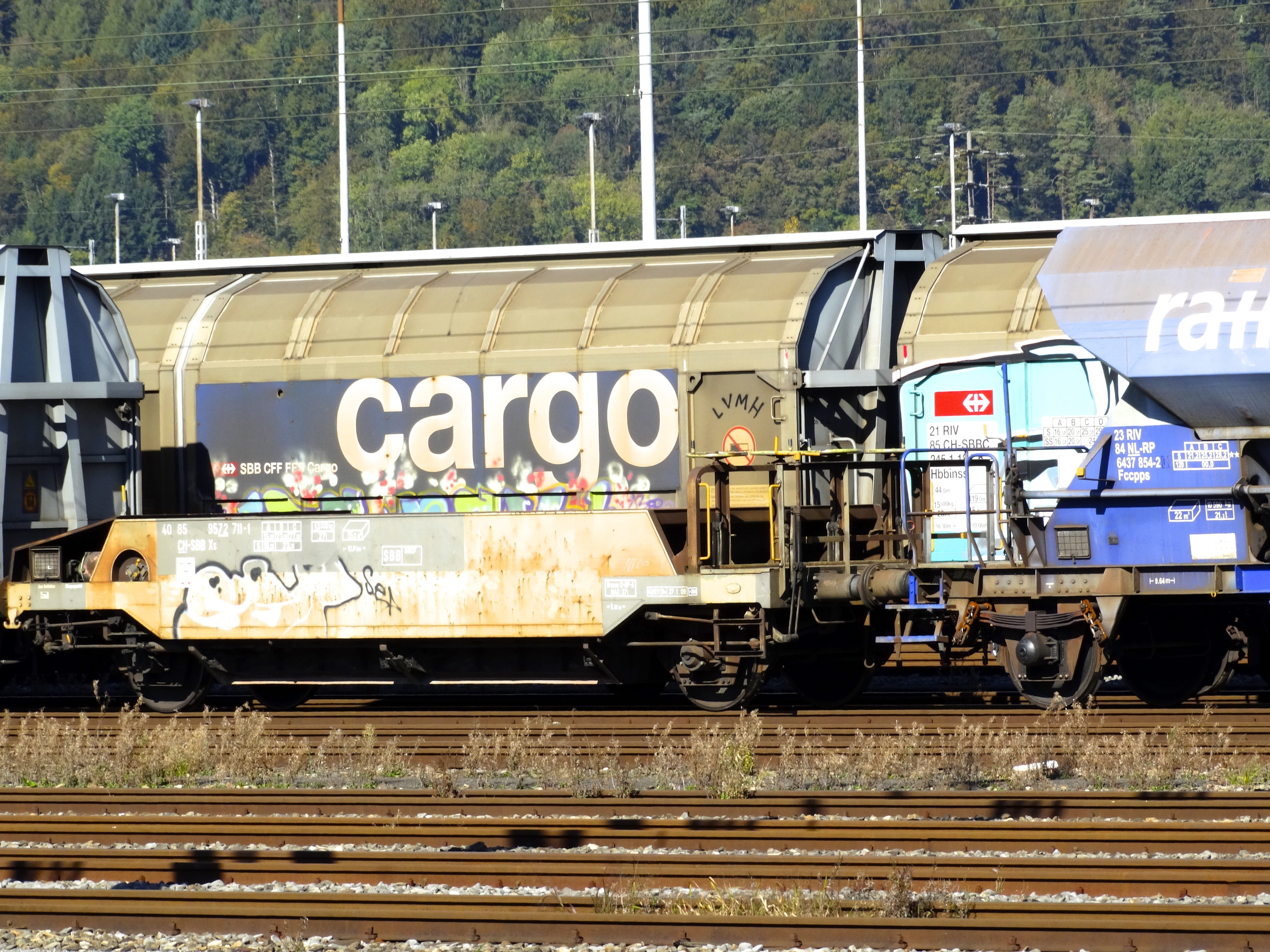 travel, gleise, outdoors, rail transportation, goods wagons, communication, railway rails, railway carriages, seemed, number, land vehicle, tree, railway transport, HD Wallpaper