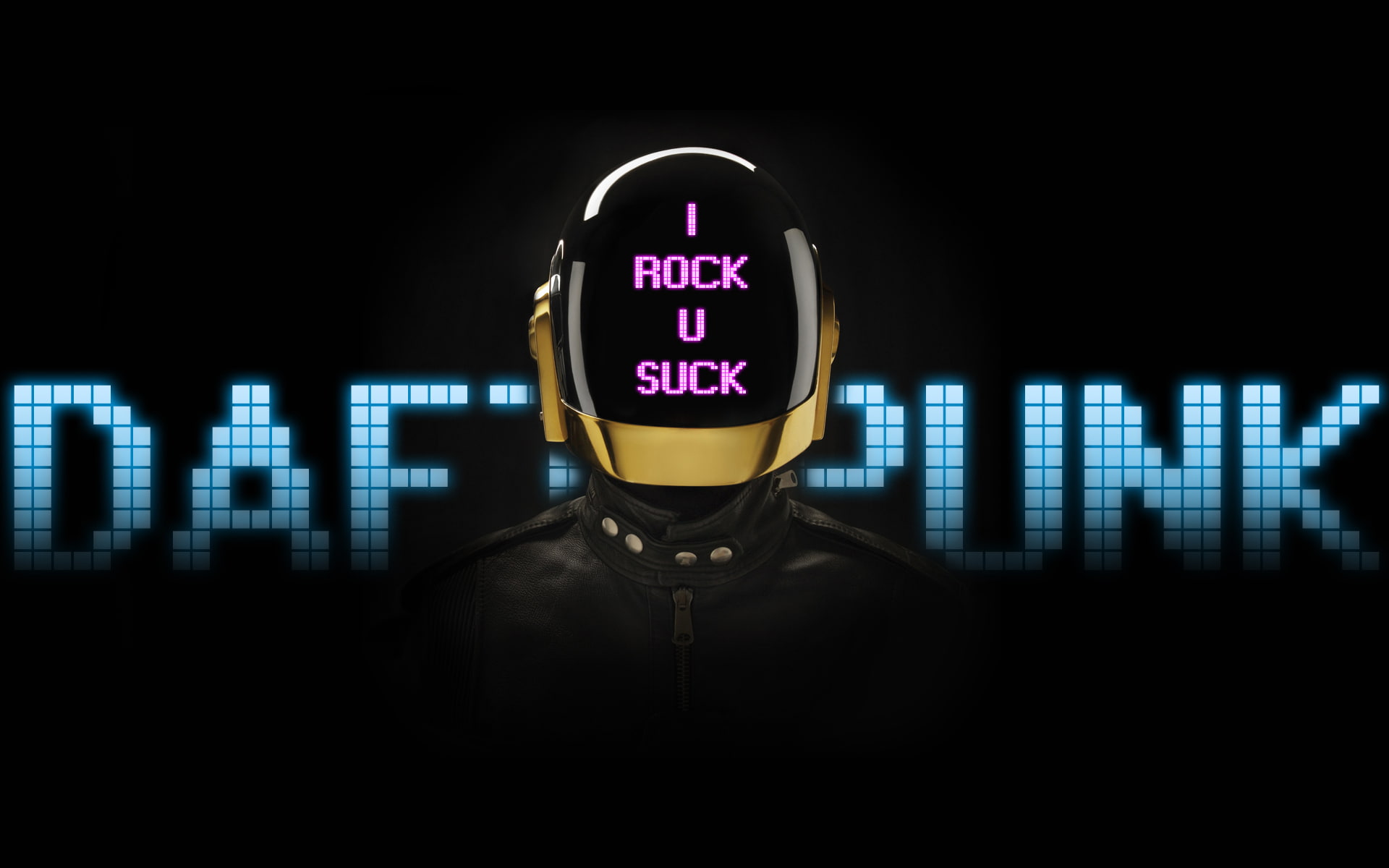 Music, I Rock U Suck, Daft Punk, Helmet, 1080P, HD Wallpaper