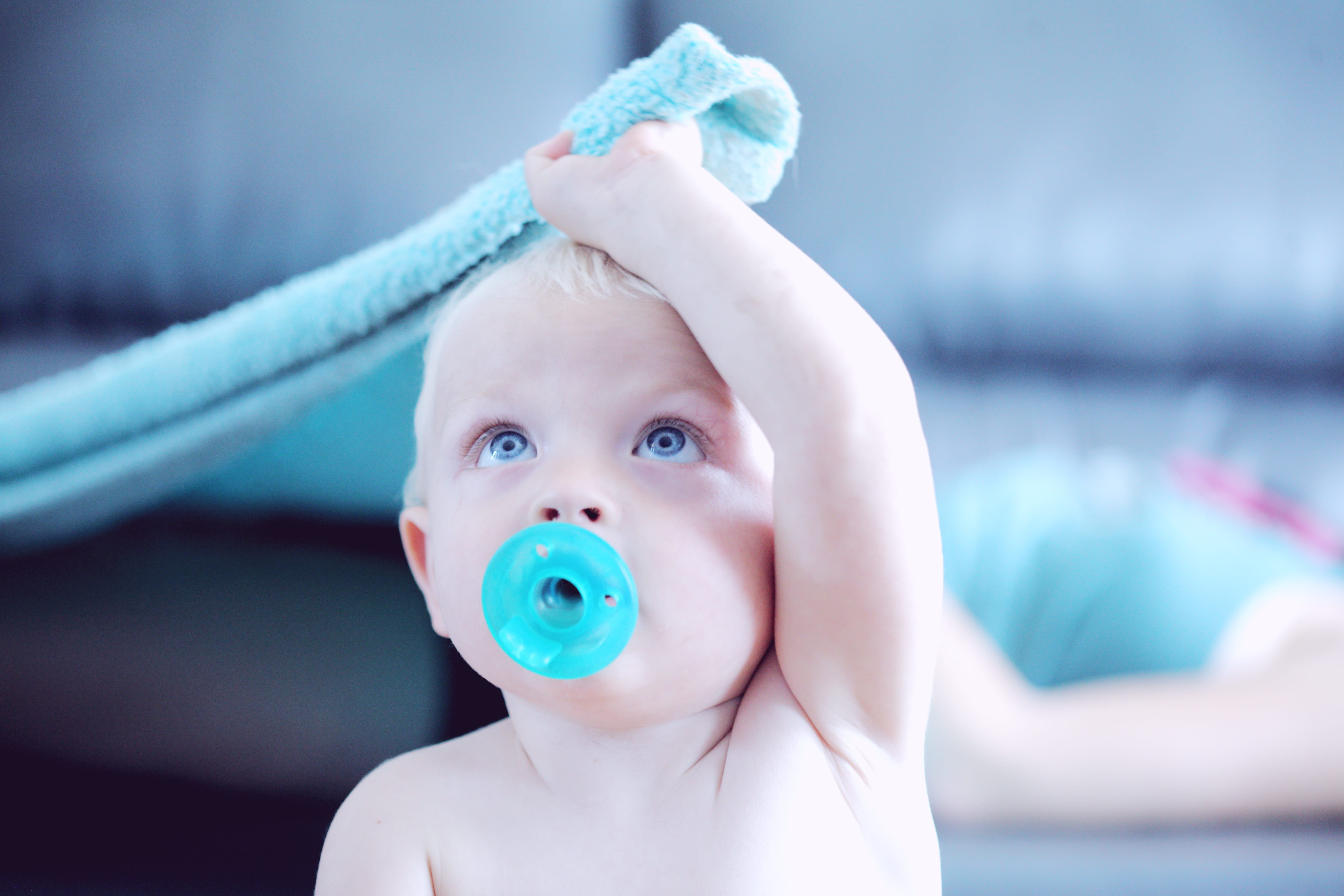 babies Only, blanket, new, towel, joy, small, looking, toddler, portrait, baby, lying Down, dummy, beautiful, child, youngster, mouth, fashion, one Person, HD Wallpaper