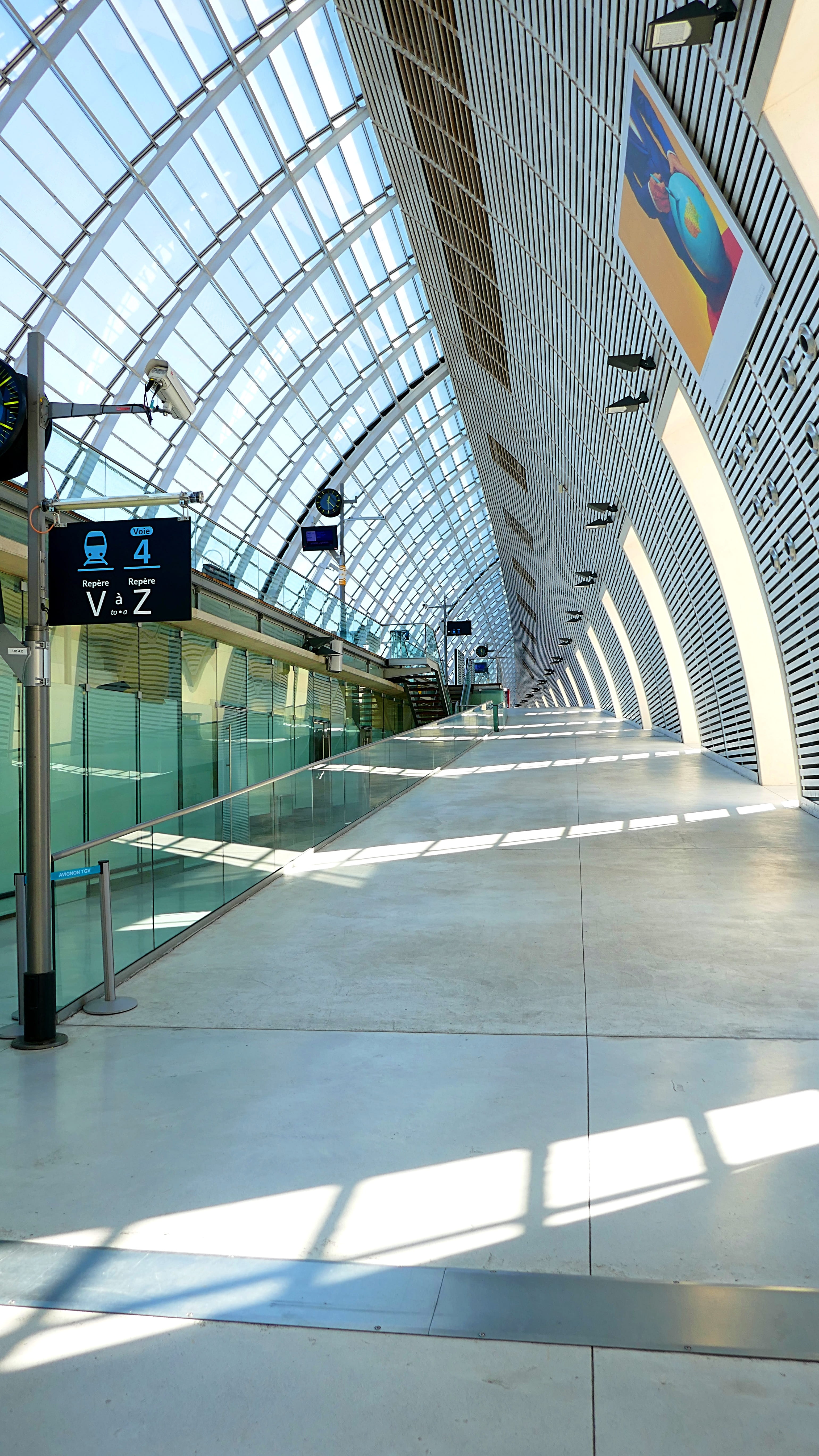 symbol, France, Tgv, ceiling, modern, day, built structure, glass - material, transportation, avignon, Station, station, the way forward, city, building, Phone HD Wallpaper
