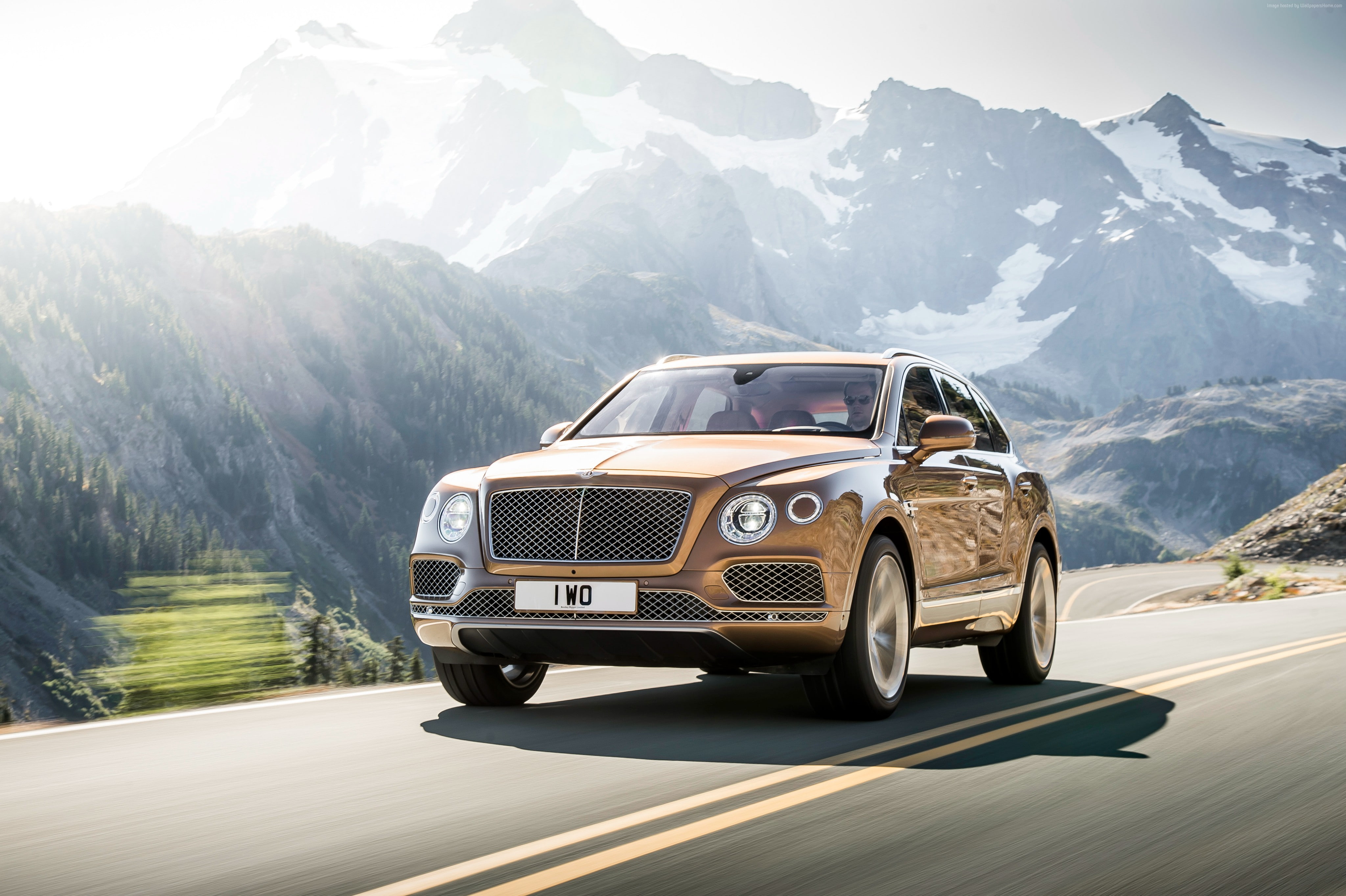 4K, Bentley Bentayga, Frankfurt 2015, test, HD Wallpaper