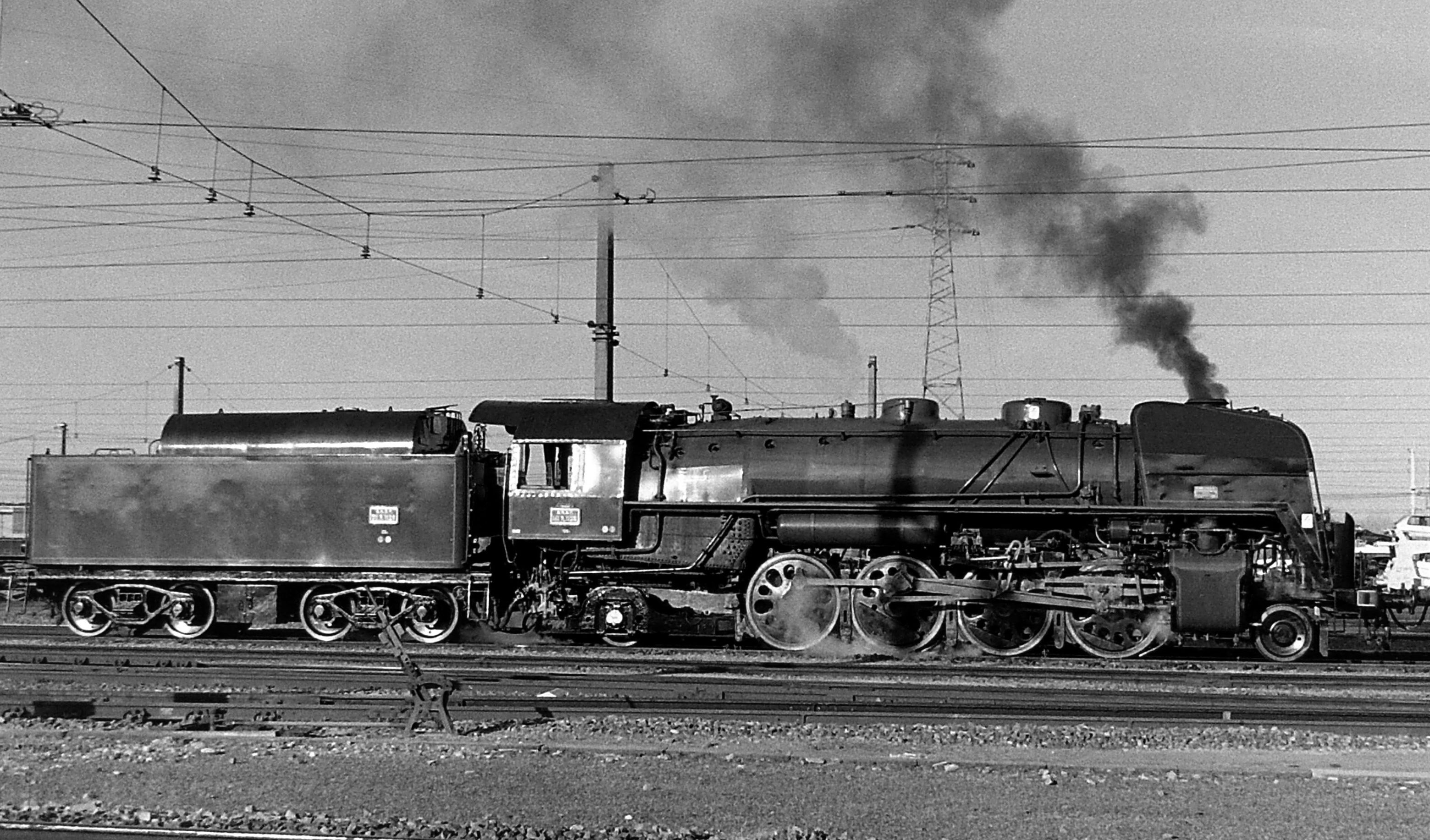 steam, mode of transportation, smoke - physical structure, train - vehicle, nature, transportation, outdoors, former, track, railway, environmental issues, HD Wallpaper