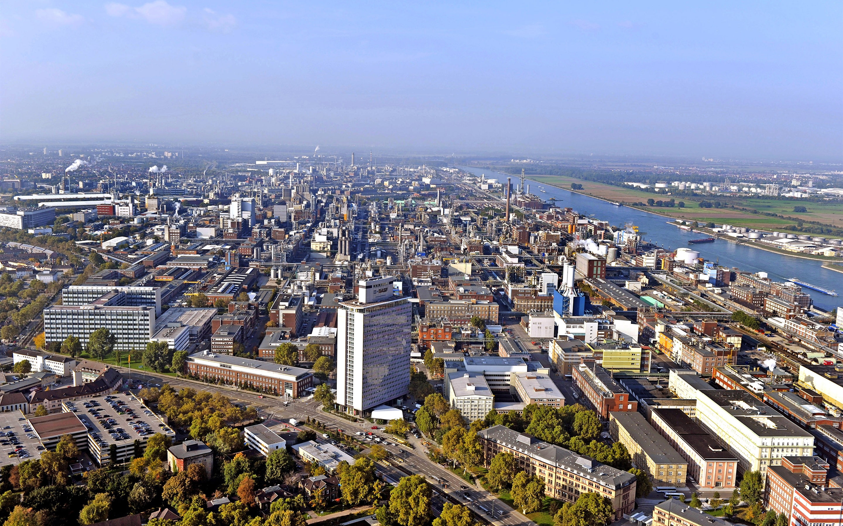 Group, 2K, Ludwigshafen, Germany, BASF, Headquarters, HD Wallpaper