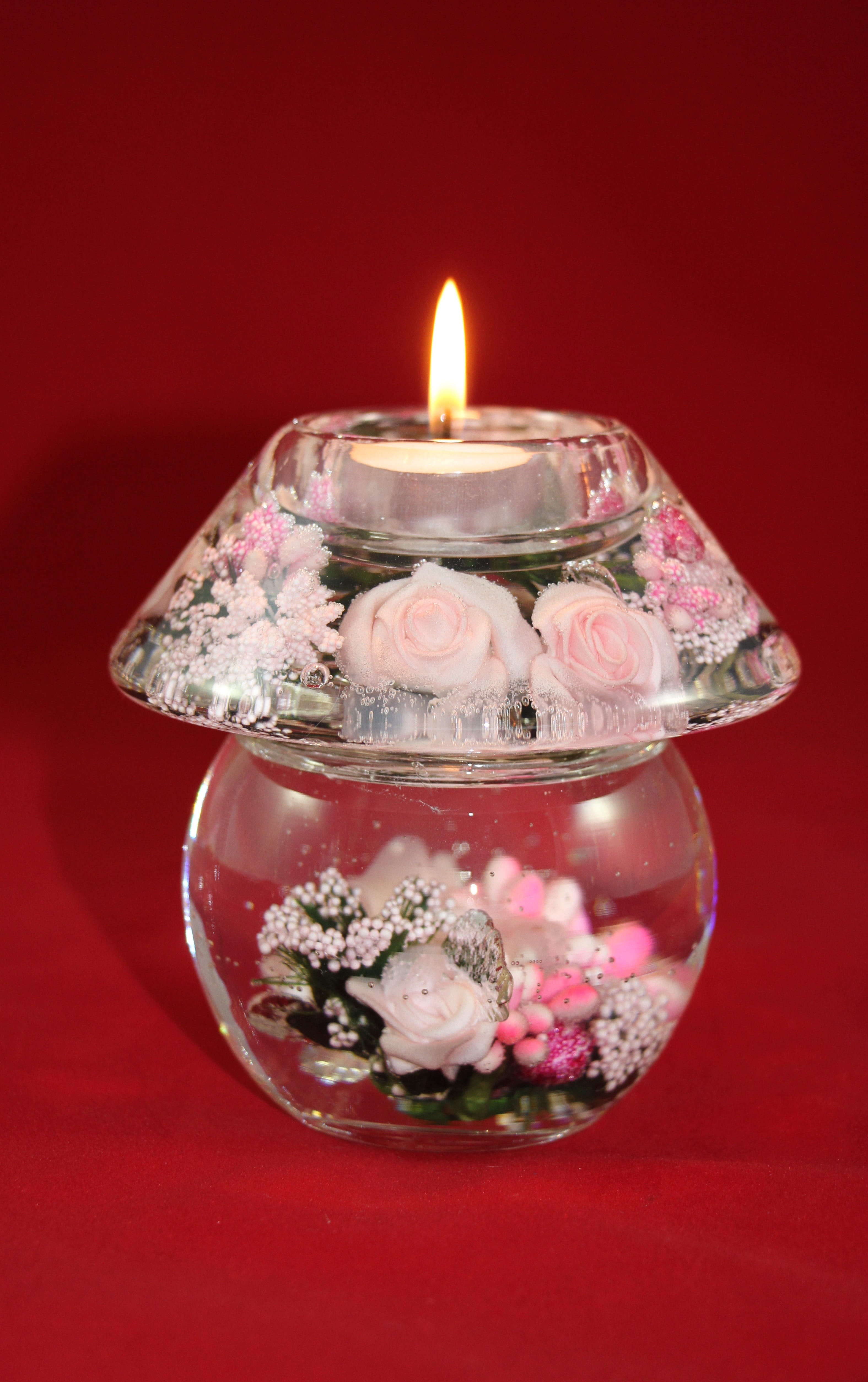 evening, flowers, mood, flame, lamp, food and drink, close-up, candlelight, glaskugeln, table lamp, colored background, lighting, wealth, indoors, studio shot, Phone HD Wallpaper