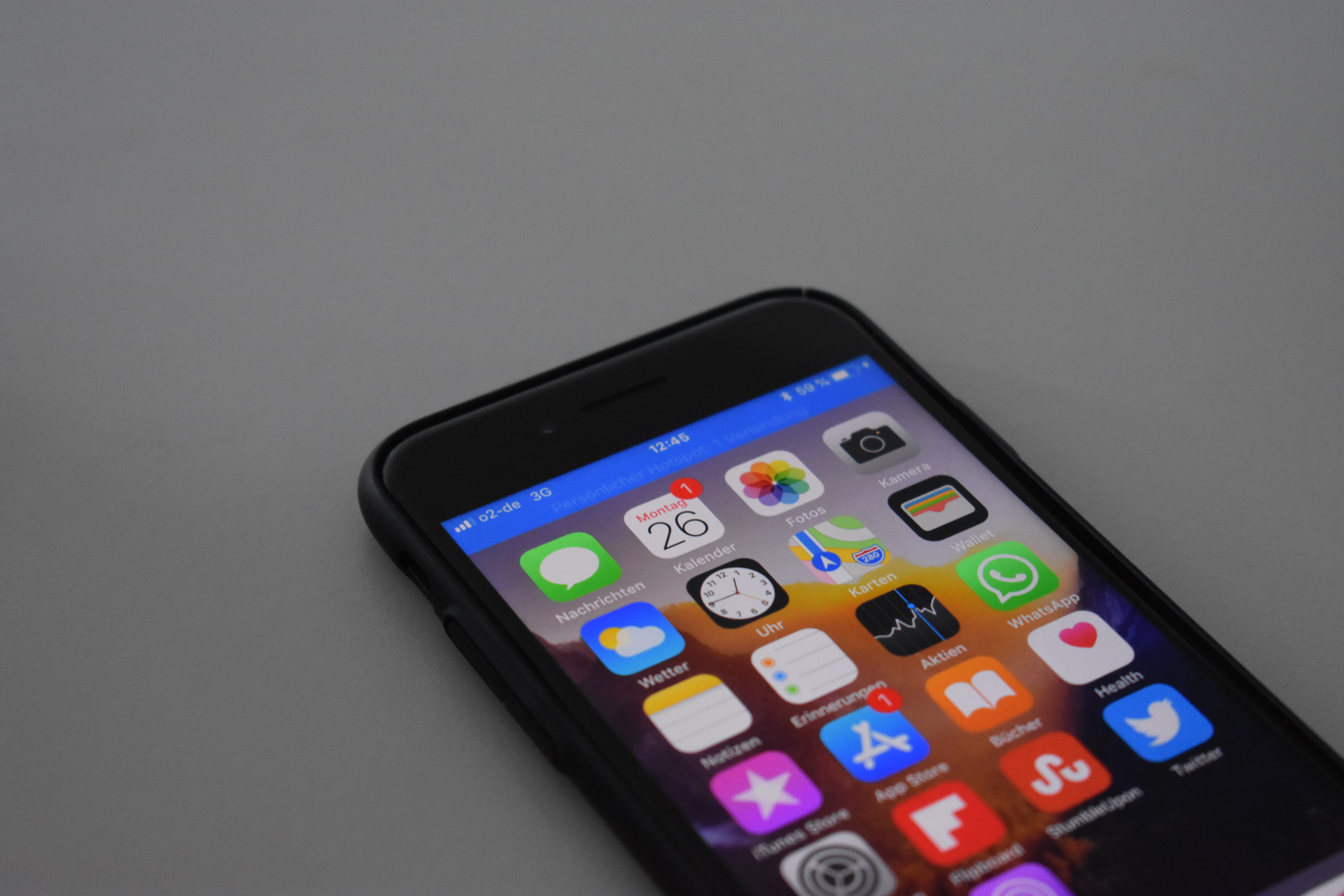gadget, high angle view, cellphone, gray, no people, macro, copy space, wireless technology, close-up, table, date, phone, future, multi colored, iphone, HD Wallpaper