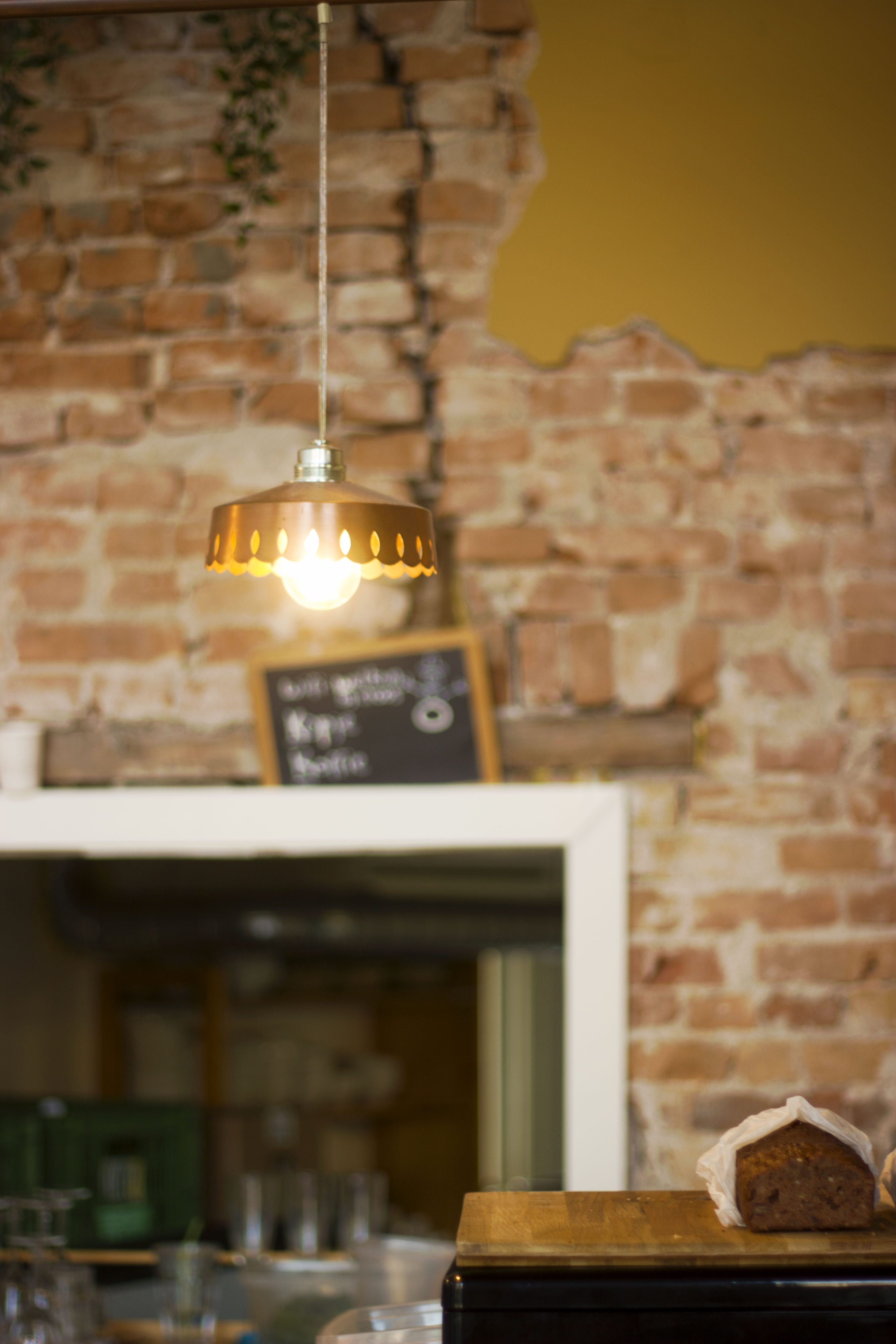 interior, focus on foreground, coffee, industrial, light fixture, no people, home interior, bistro, shopping, travel, illuminated, hipster, text, brick wall, Phone HD Wallpaper
