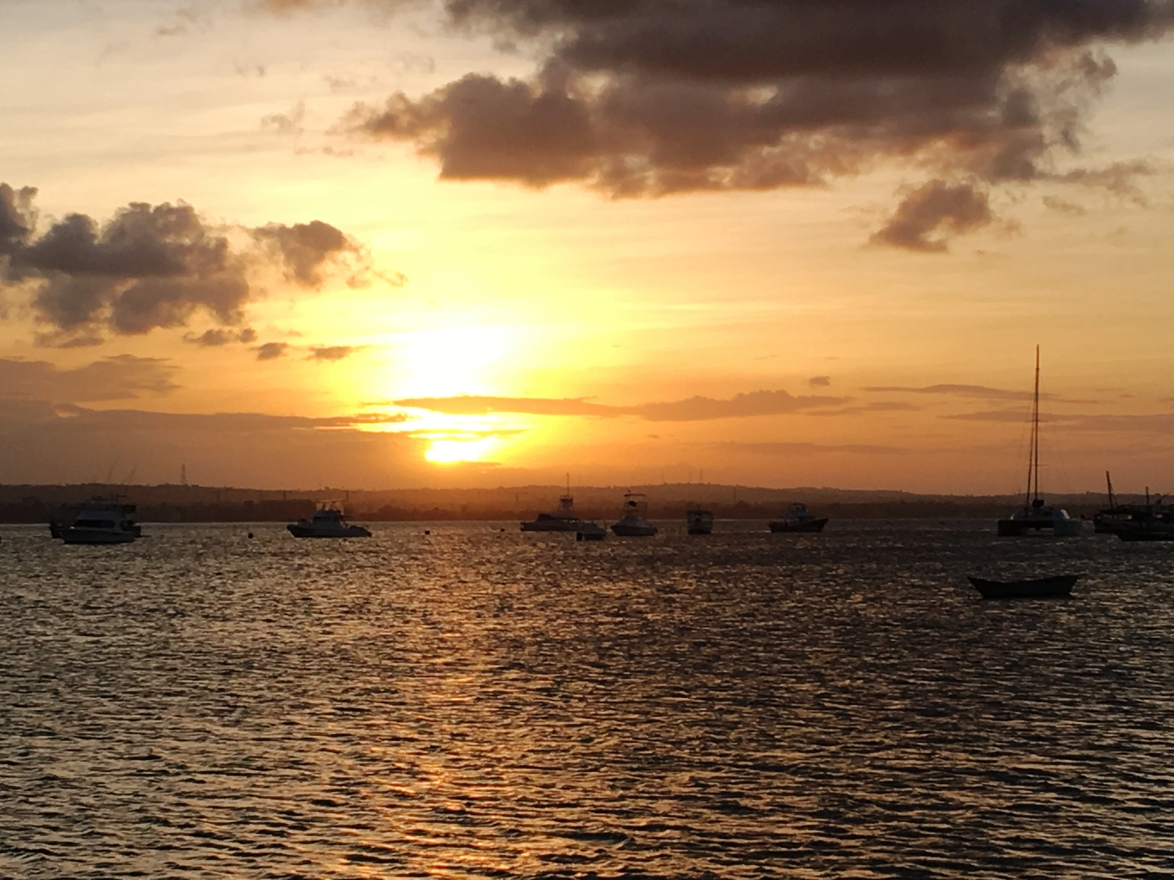 transportation, sky, dar es salaam, bright, tranquility, cloud - sky, waterfront, ship, scenics - nature, nature, sea, no people, sunset, outdoors, evening, HD Wallpaper